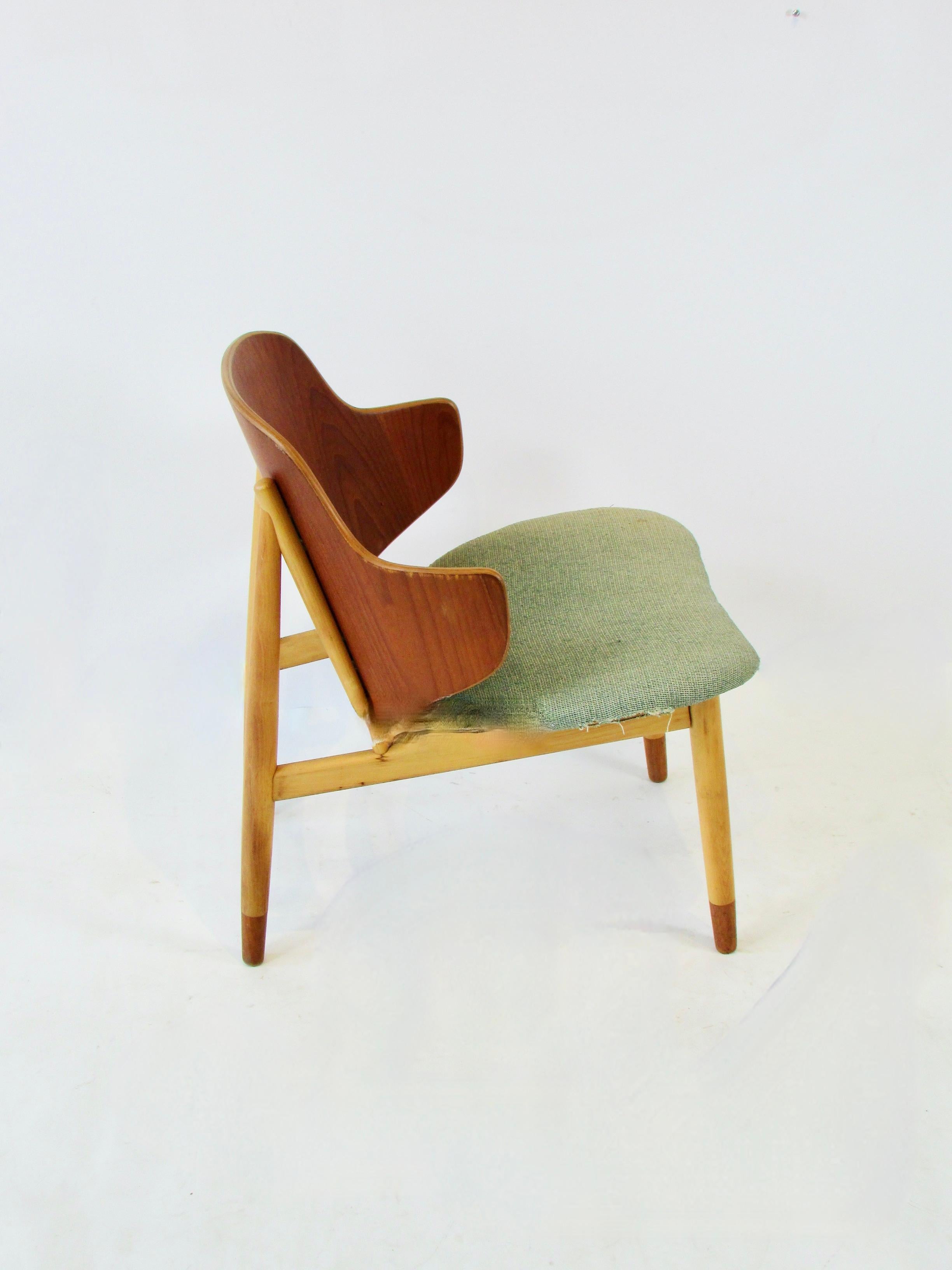 Danish Ib Kofod-Larsen Penguin chair for Christiansen and Larsen Denmark 1955 For Sale