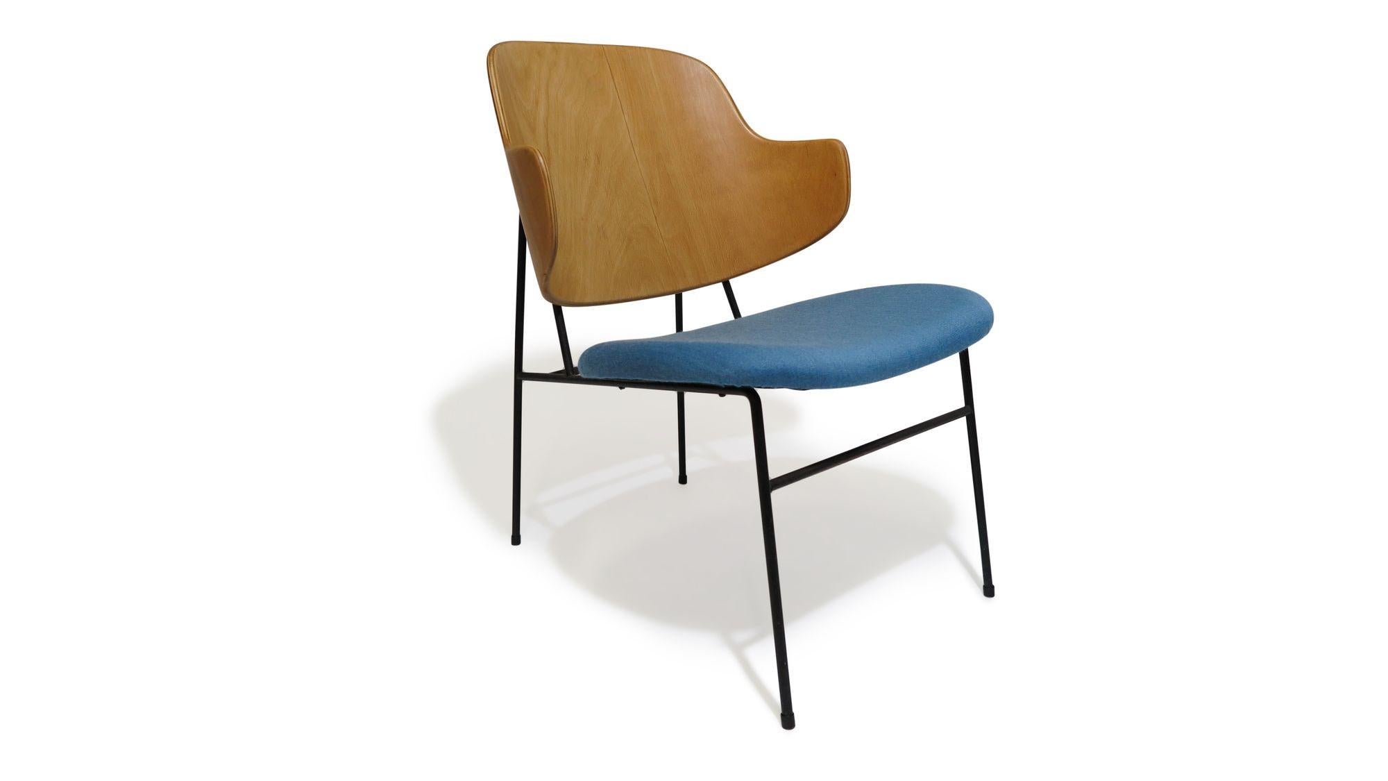 Scandinavian Modern Ib Kofod Larsen Penguin Chairs, a Pair