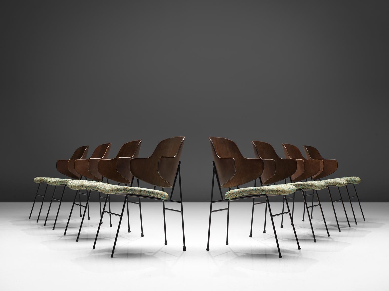 Scandinavian Modern Ib Kofod-Larsen Penguin Dining Chairs