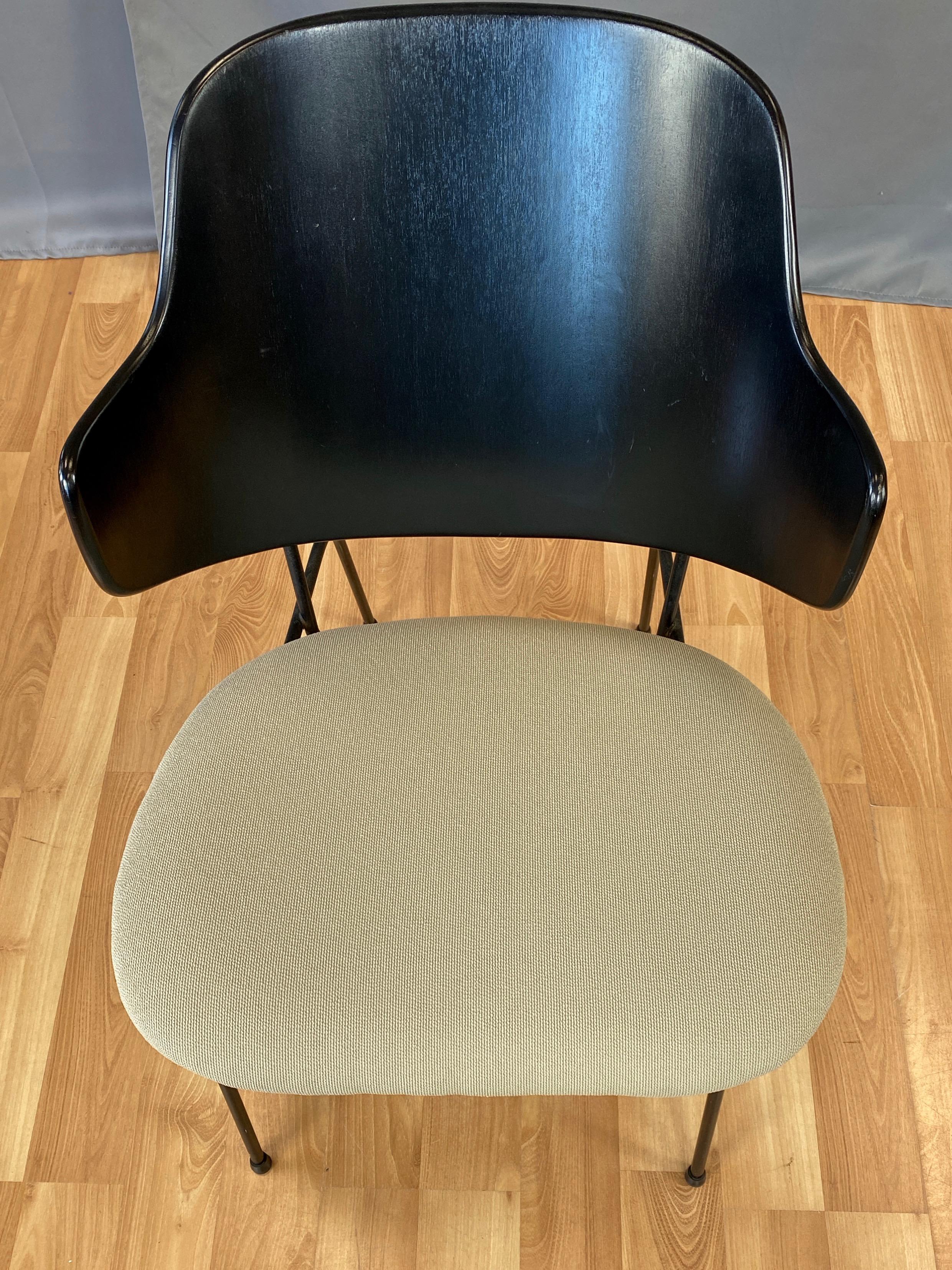 Mid-20th Century Ib Kofod-Larsen Penguin Lounge Chair, Rare Low Version, 1950s