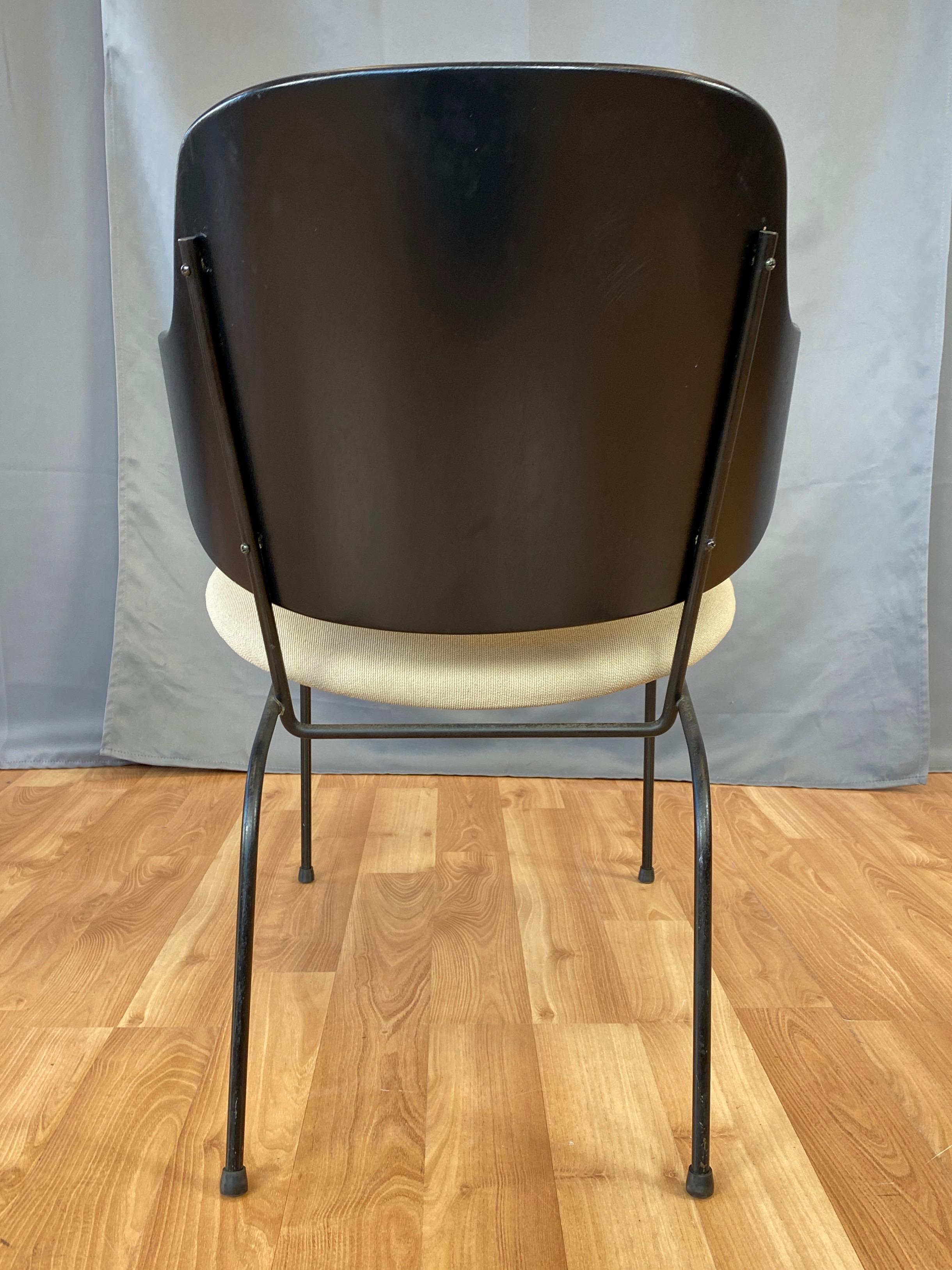 Scandinavian Modern Ib Kofod-Larsen Penguin Lounge Chair, Rare Low Version, 1950s