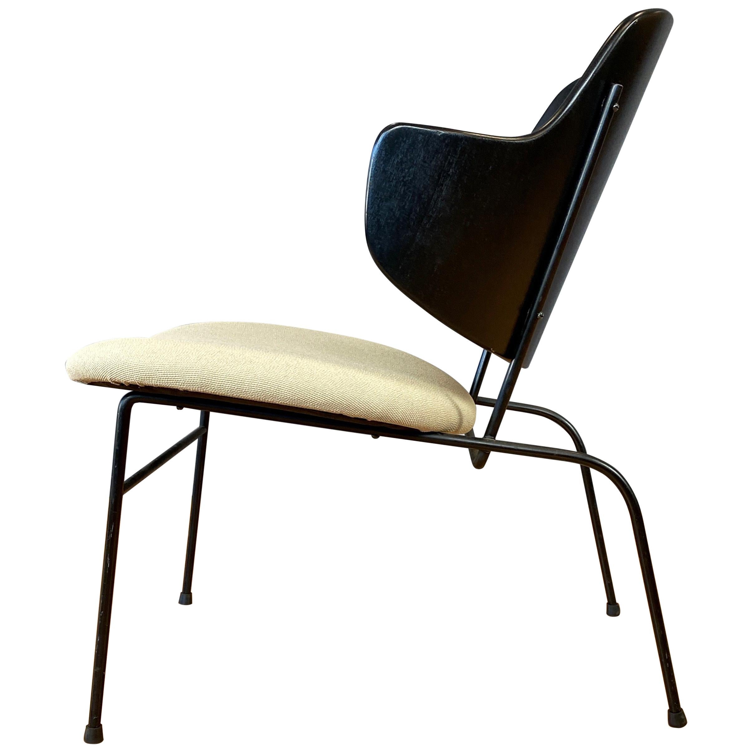 Ib Kofod-Larsen Penguin Lounge Chair, Rare Low Version, 1950s
