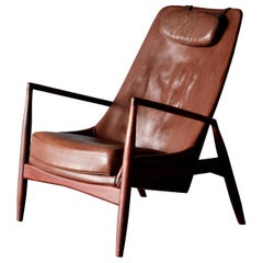 Ib Kofod-Larsen, rare High Backed "Seal" Chair
