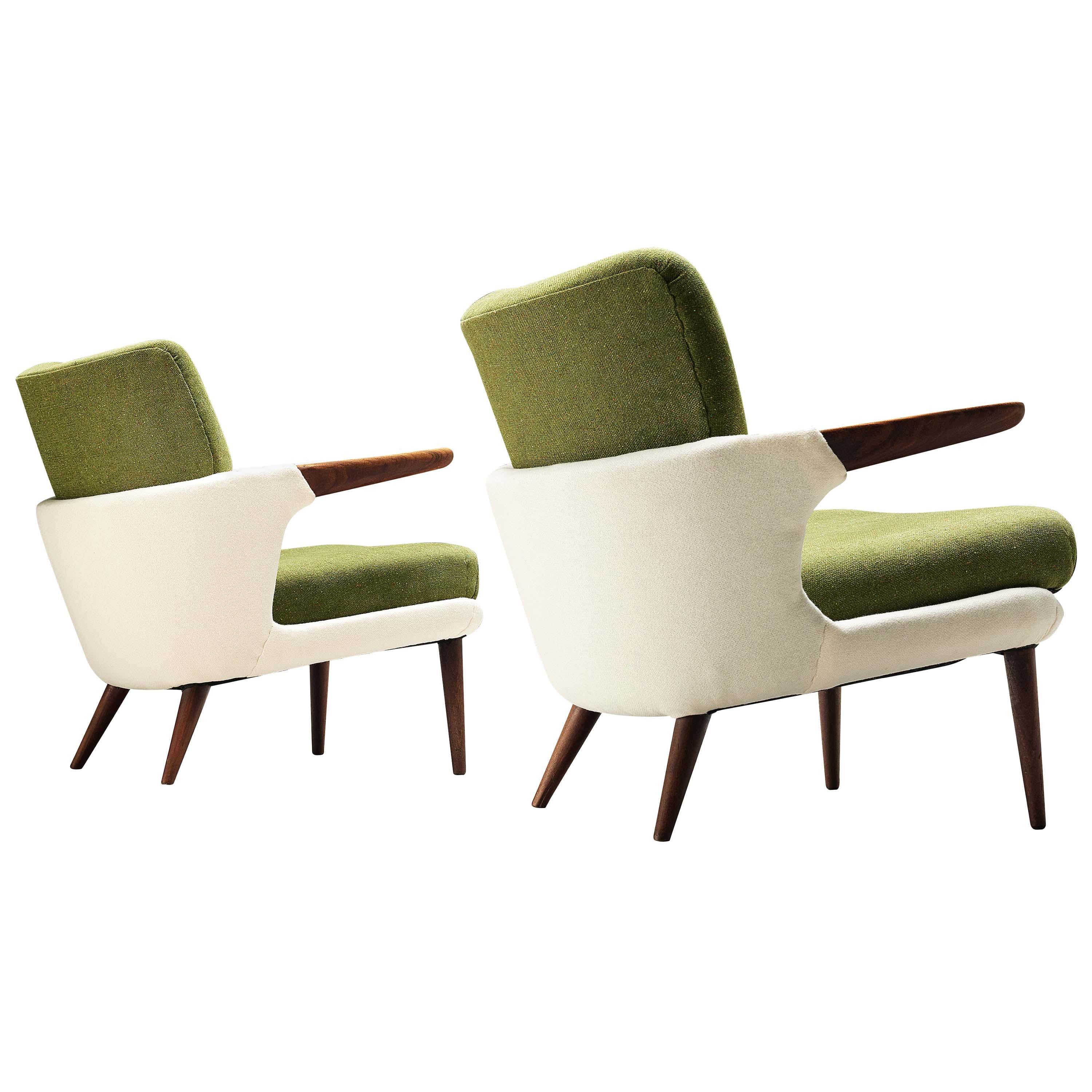 Ib Kofod-Larsen Rare Pair of Lounge Chairs Model 423