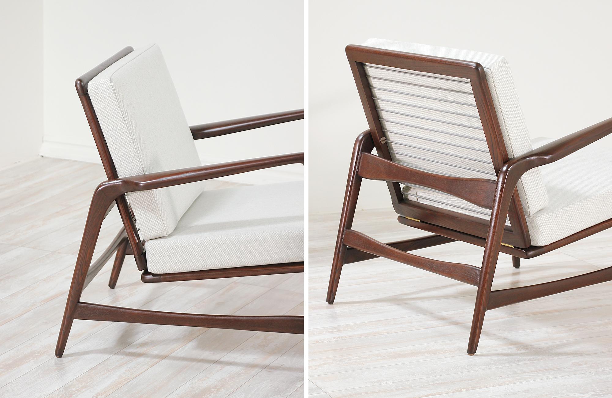 Ib Kofod-Larsen Reclining Lounge Chair for Selig 5