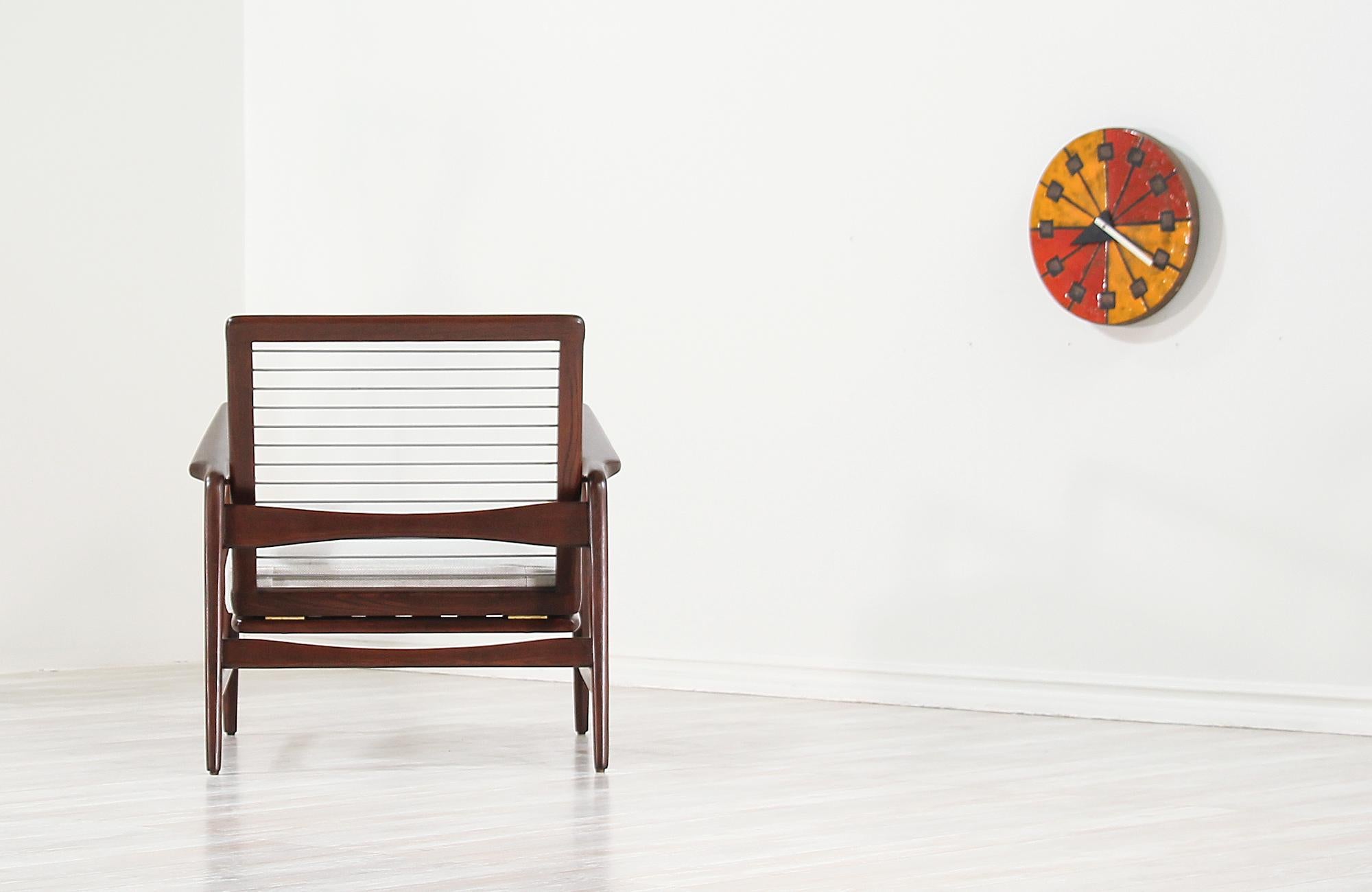 Mid-20th Century Ib Kofod-Larsen Reclining Lounge Chair for Selig