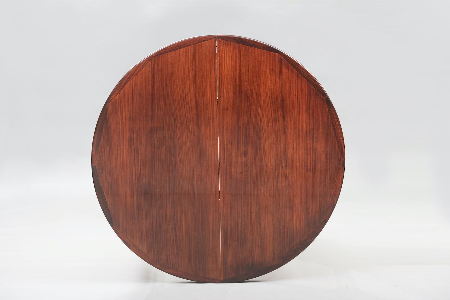 Mid-Century Modern Ib Kofod Larsen Rosewood Dining Table For Sale