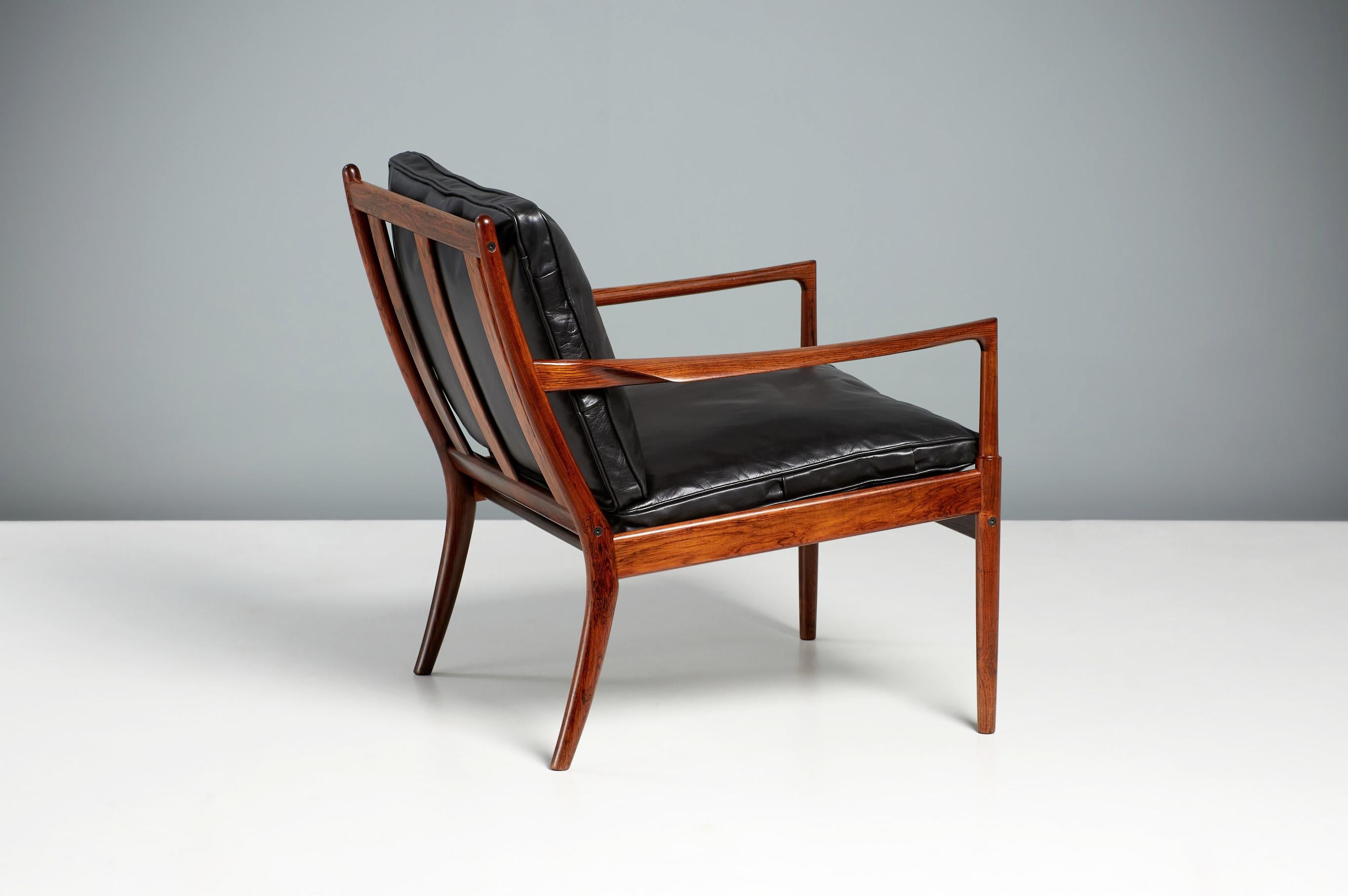 Scandinavian Modern Ib Kofod-Larsen Rosewood Samso Chair, circa 1960s