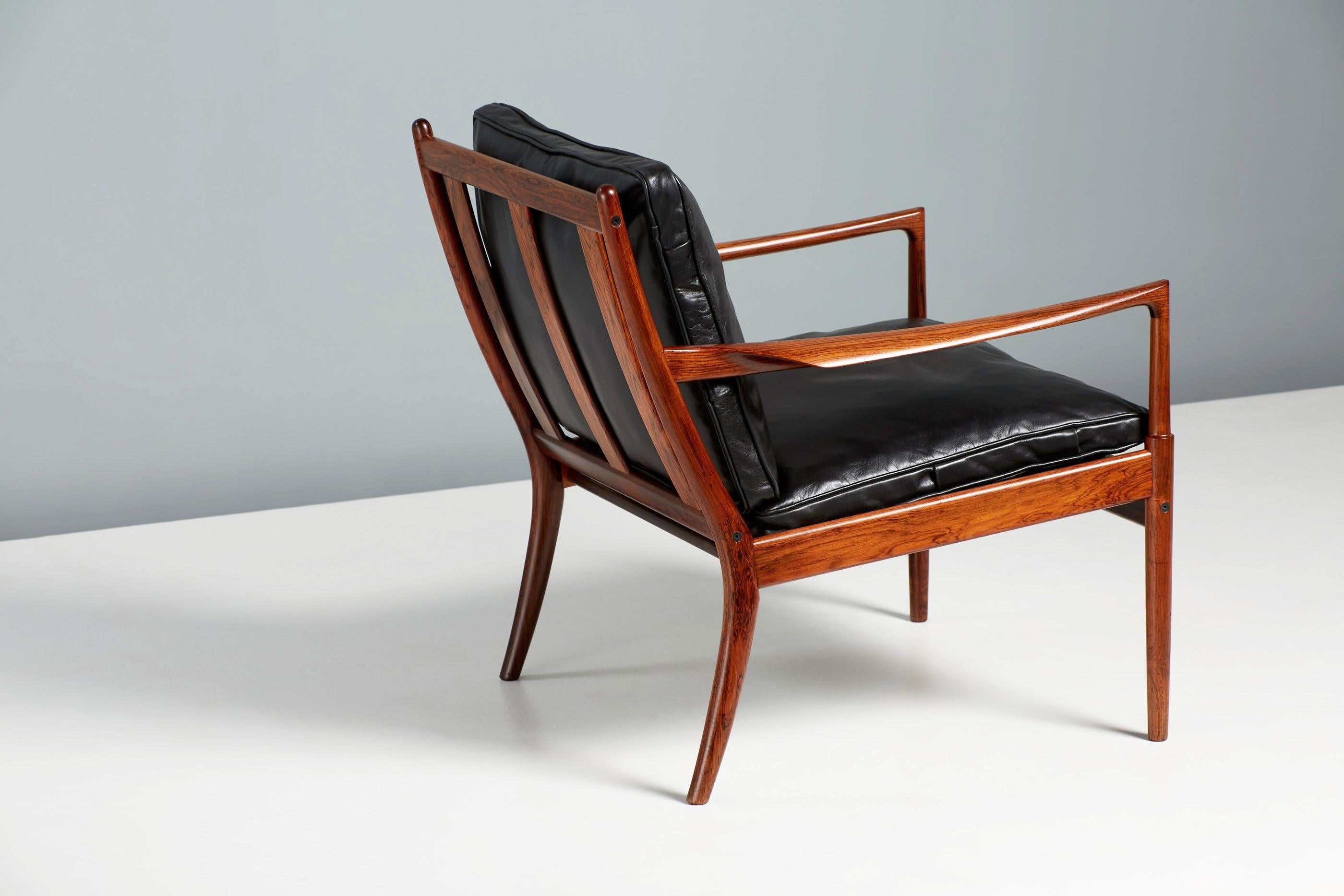 Ib Kofod-Larsen Rosewood Samso Chair, circa 1960s In Excellent Condition In London, GB
