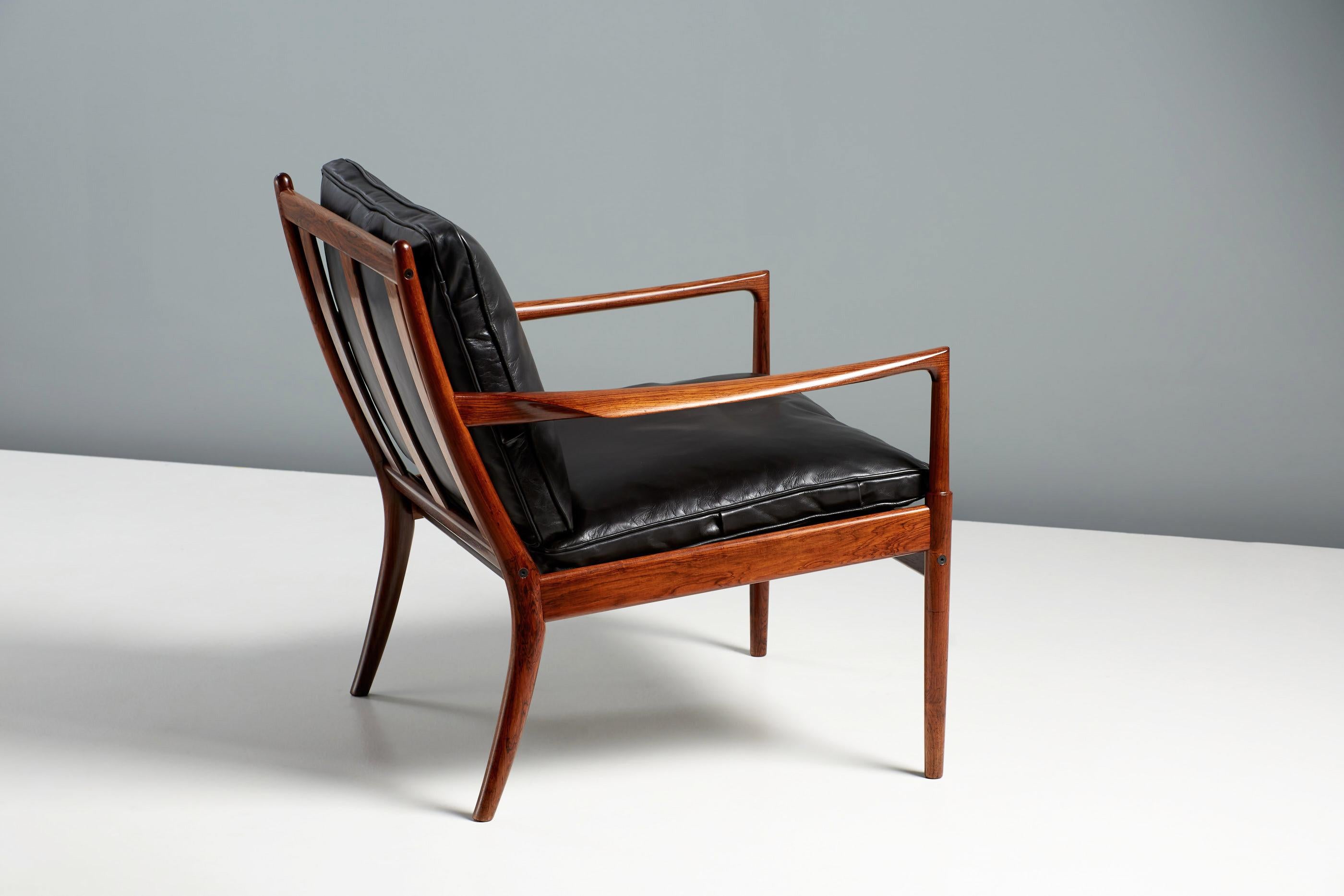 Mid-20th Century Ib Kofod-Larsen Rosewood Samso Chair, circa 1960s