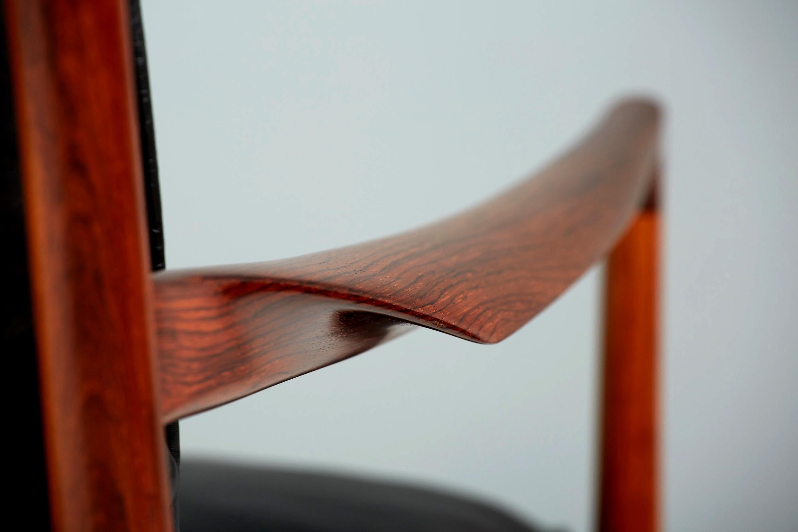 Ib Kofod-Larsen Rosewood Samso Chair, circa 1960s 2