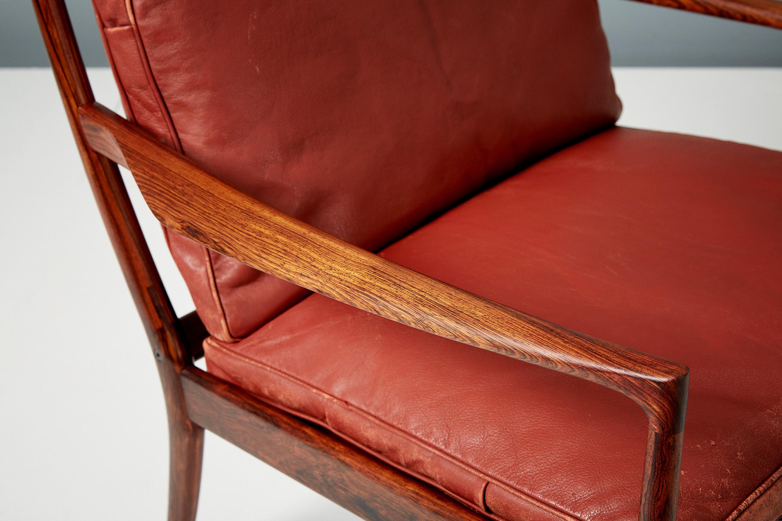 Ib Kofod-Larsen Rosewood Samso Chairs, c1950s In Excellent Condition In London, GB