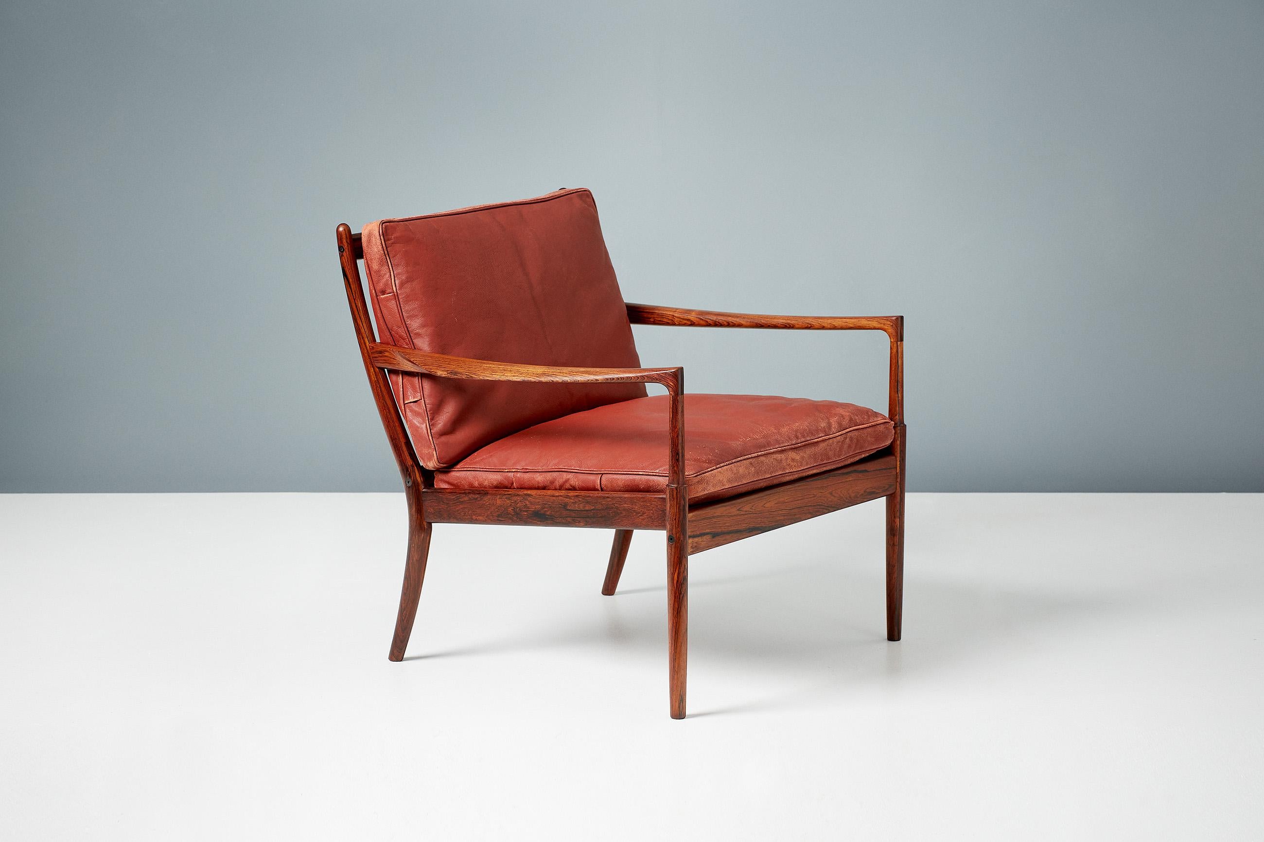 Ib Kofod-Larsen Rosewood Samso Chairs, c1950s 2