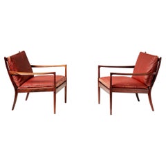 Ib Kofod-Larsen Rosewood Samso Chairs, c1950s