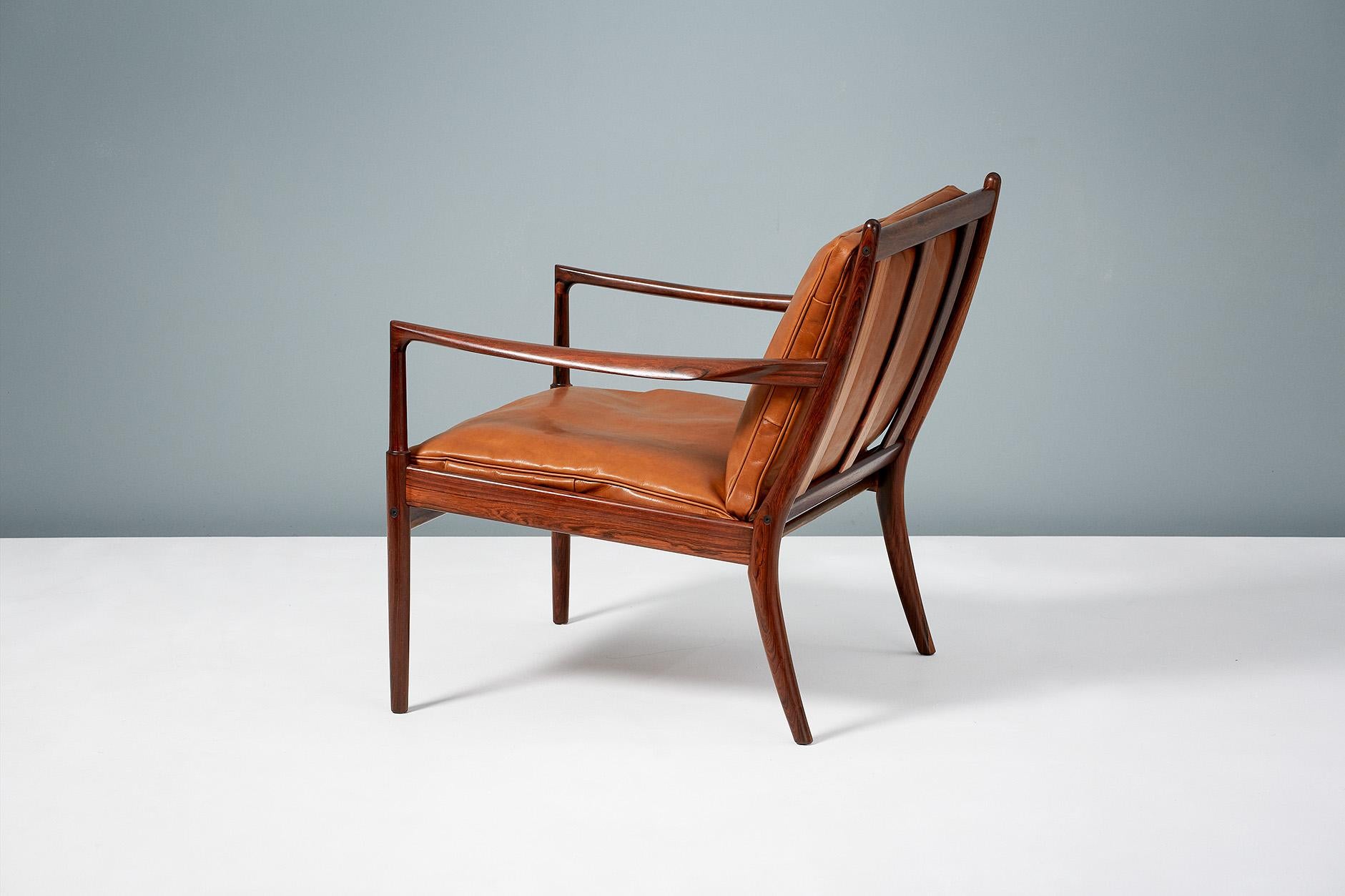 Ib Kofod-Larsen Rosewood Samso Chairs, circa 1960 For Sale 1