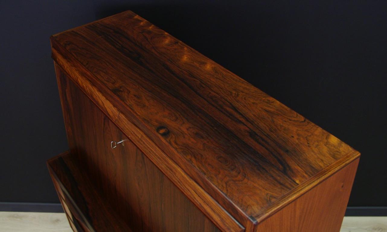 Veneer Ib Kofod-Larsen Rosewood Secrétaire Danish Design, 1970s For Sale