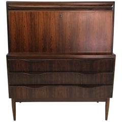 Ib Kofod Larsen Rosewood Secretary Cabinet