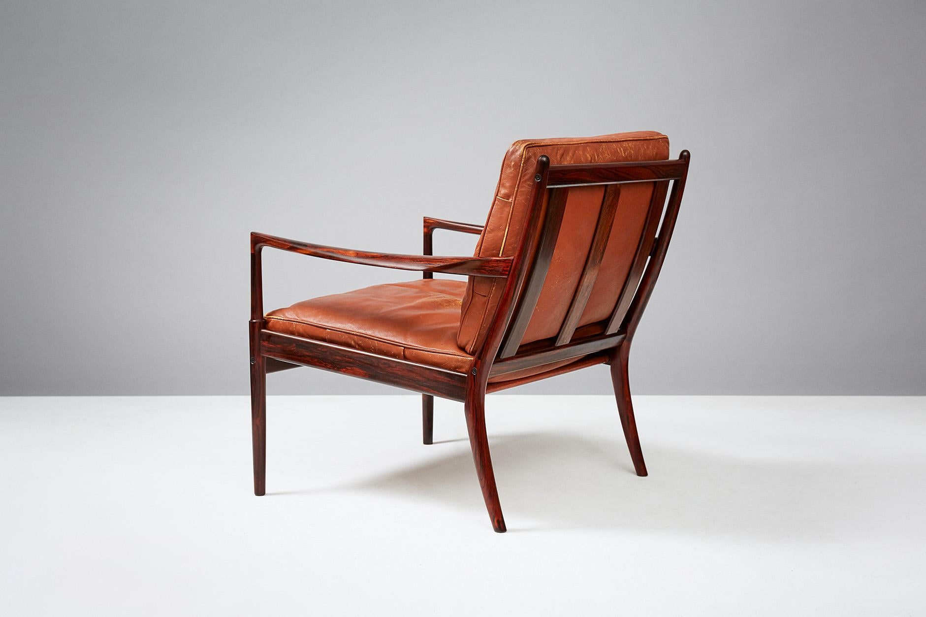 Swedish Ib Kofod-Larsen Samso Chair, Rosewood
