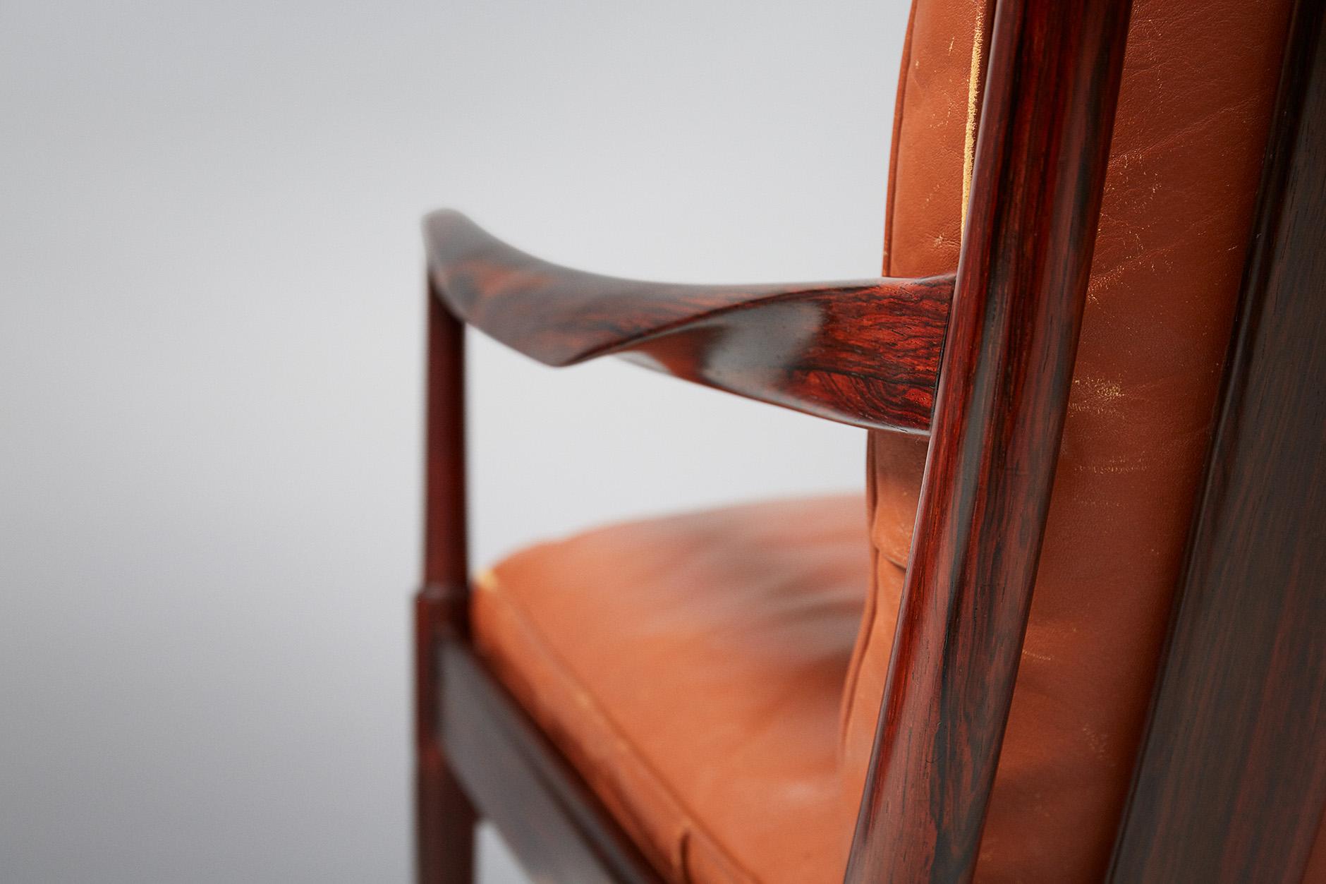 Ib Kofod-Larsen Samso Chair, Rosewood 2