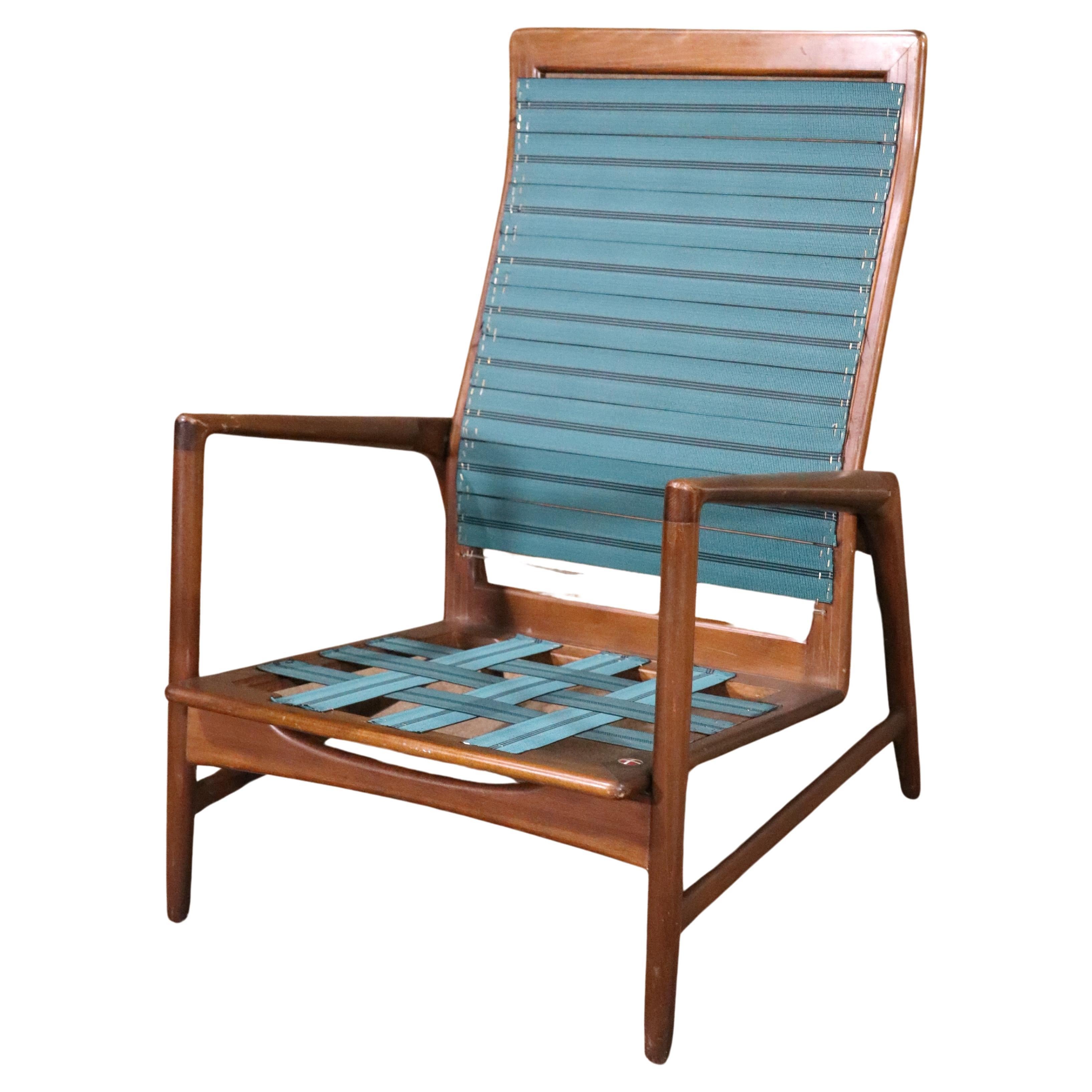 Ib Kofod-Larsen Sculpted Reclining Lounge Chair