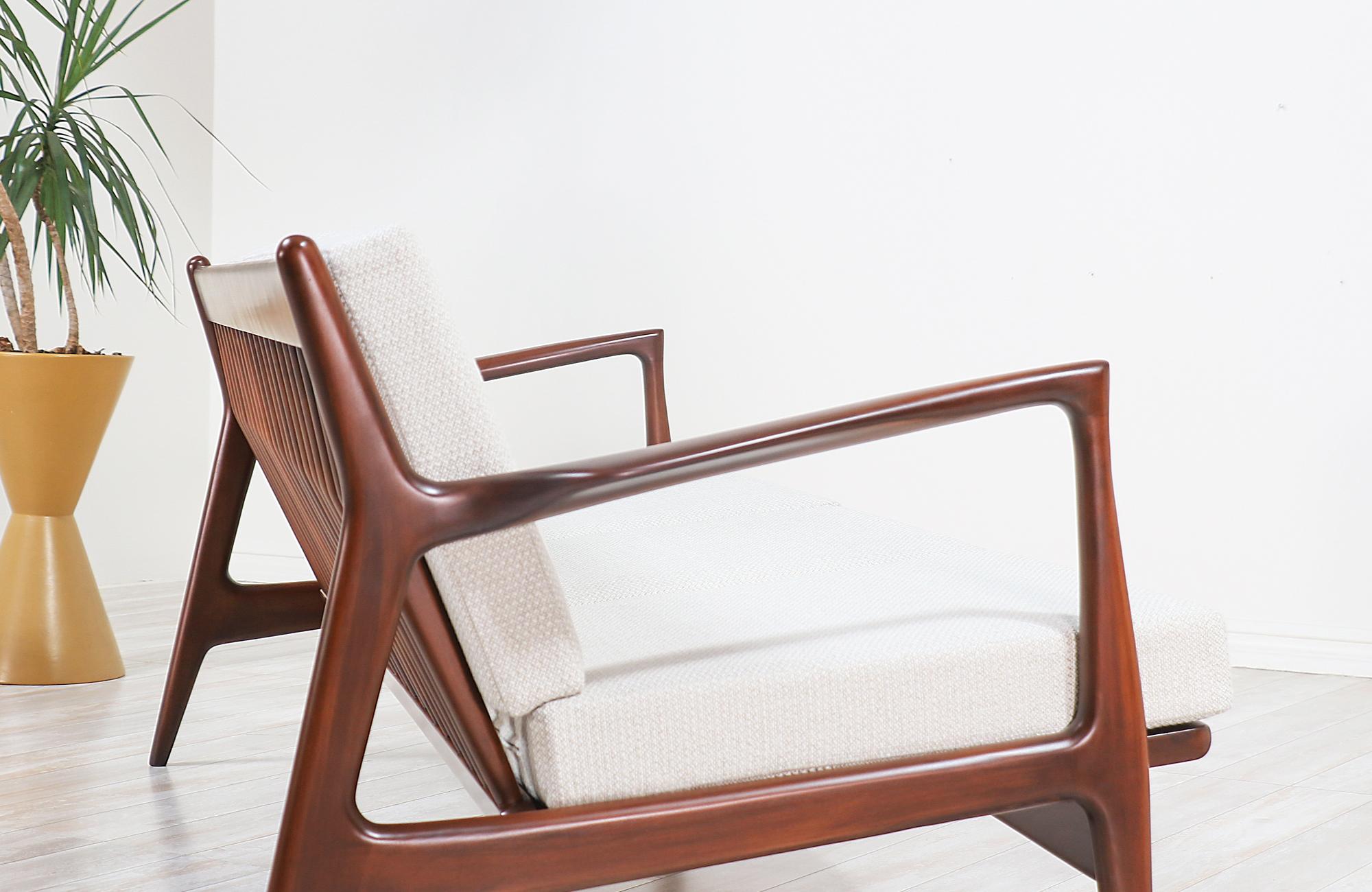 Ib Kofod-Larsen Sculptural 3-Seat Sofa for Selig 2
