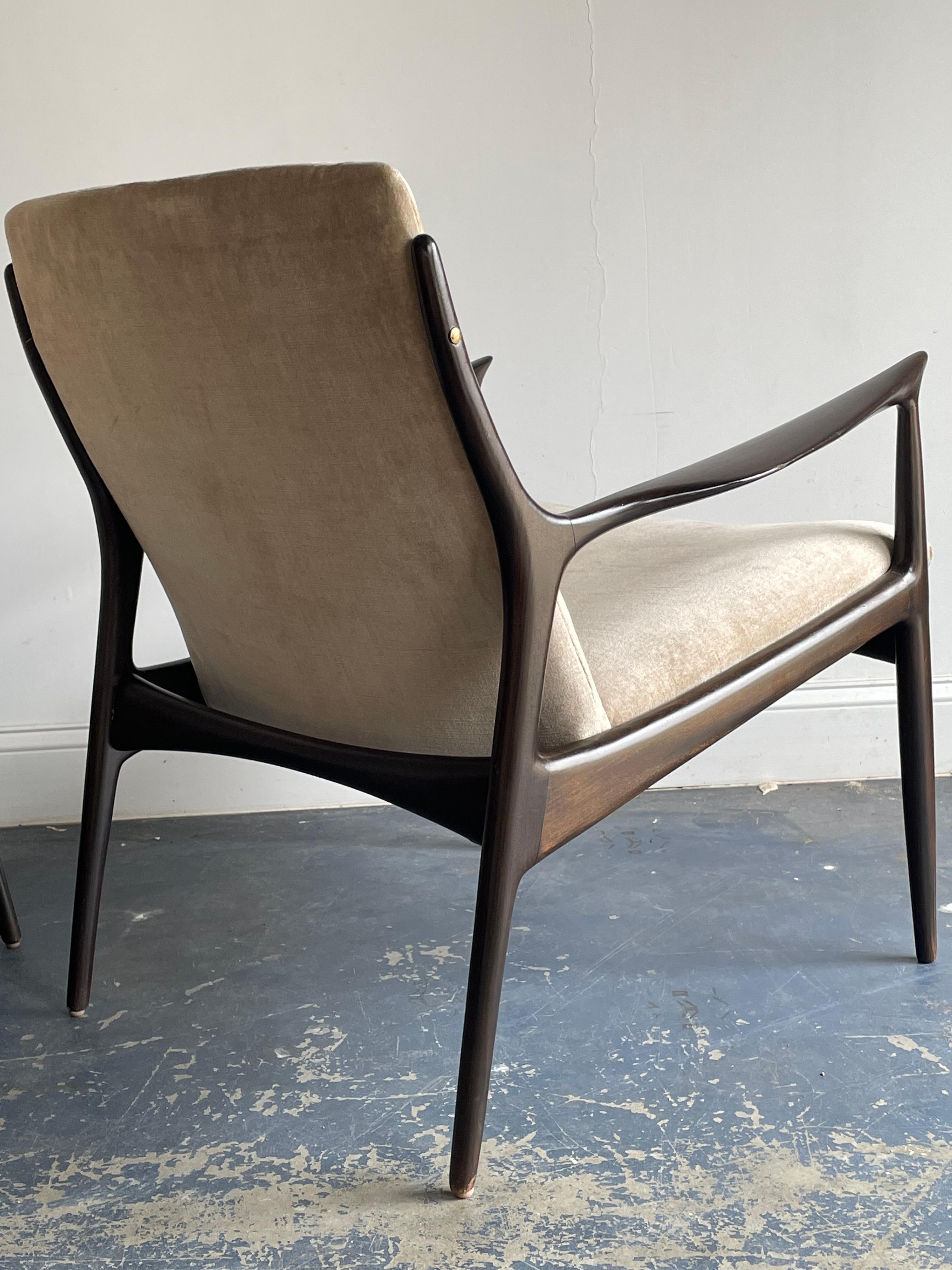 Ib Kofod Larsen Sculptural Lounge Chairs For Sale 6