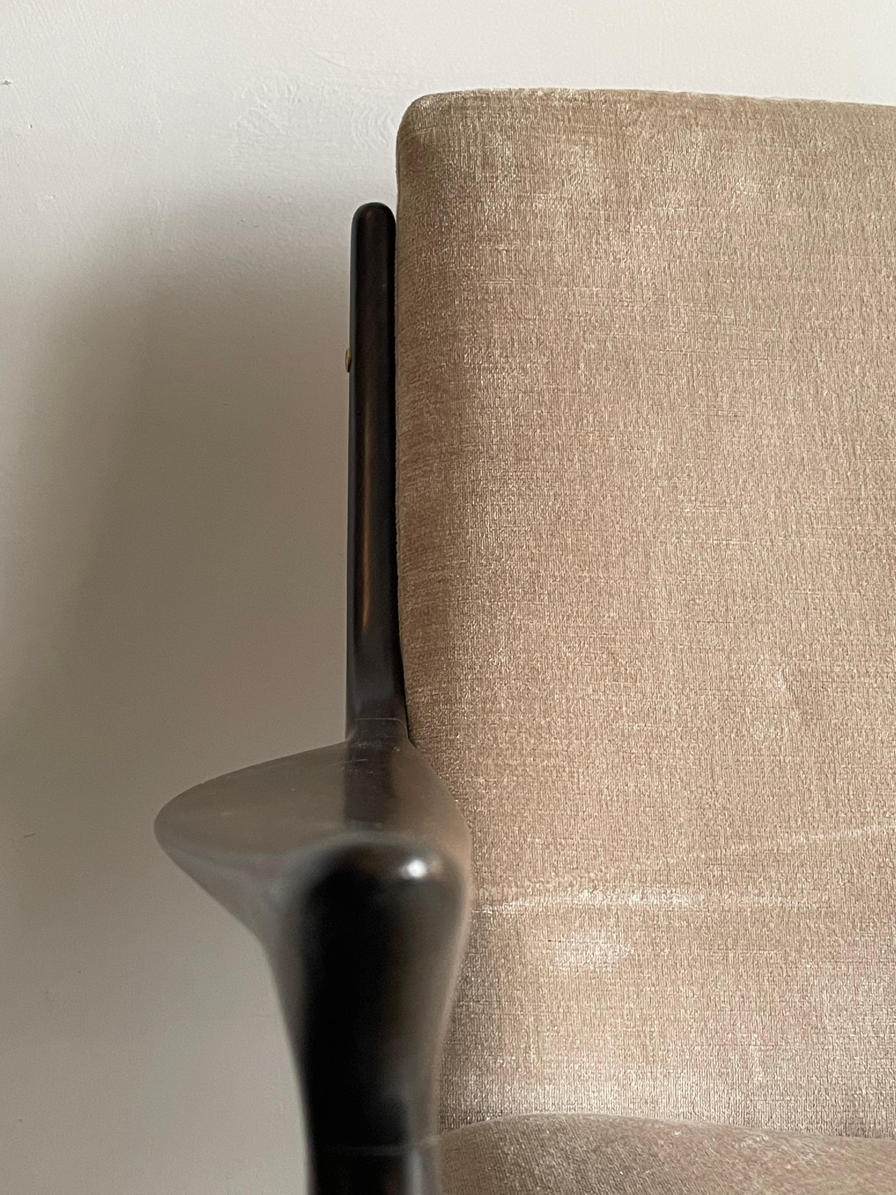 Ib Kofod Larsen Sculptural Lounge Chairs For Sale 9
