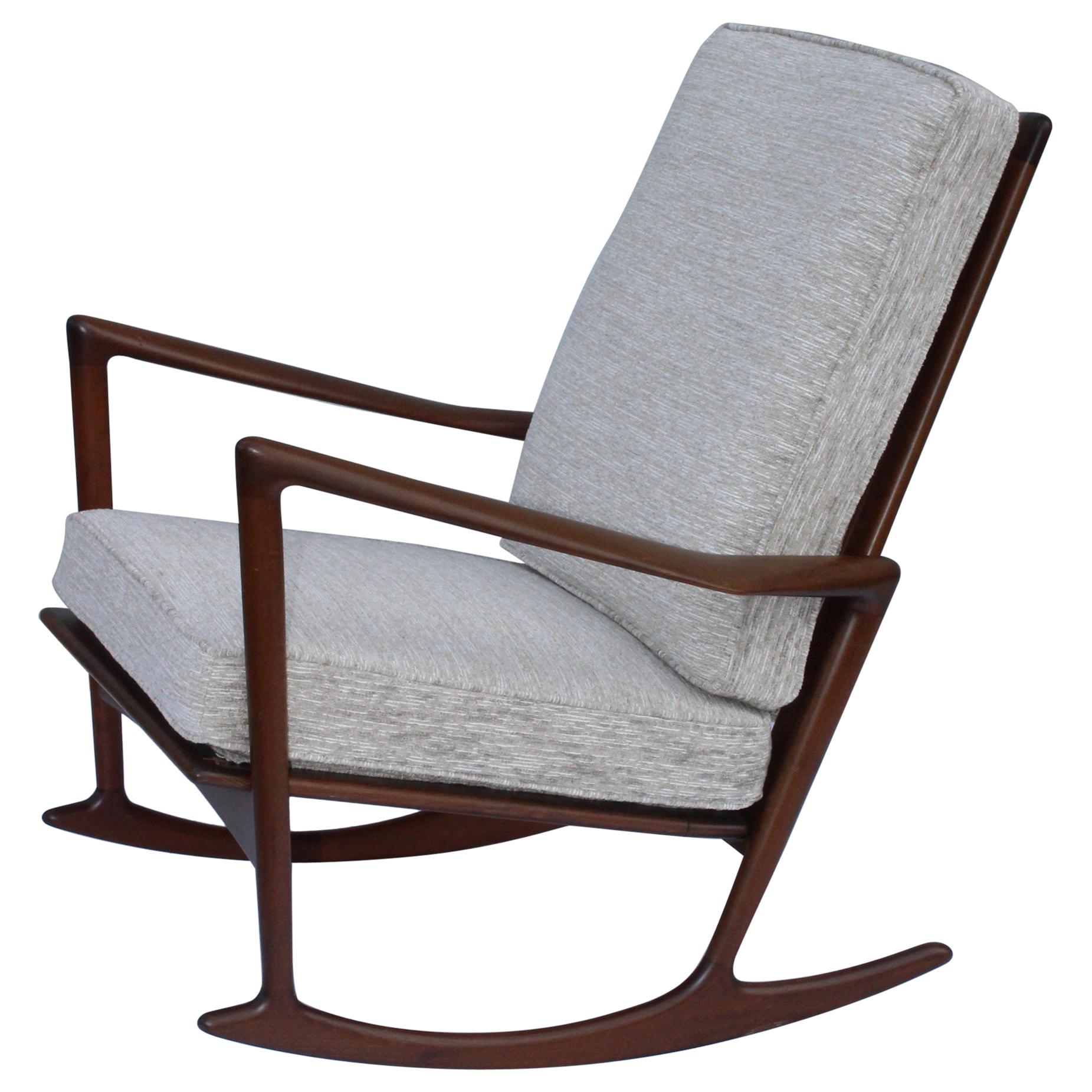 IB Kofod-Larsen Sculptural Rocking Chair