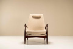 Ib Kofod-Larsen Seal Highback Chair in Teak Produced by OPE, Sweden, 1960s