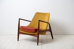 Ib Kofod Larsen "Seal" Lounge Armchair, Scandinavian Mid-Century Modern Teak