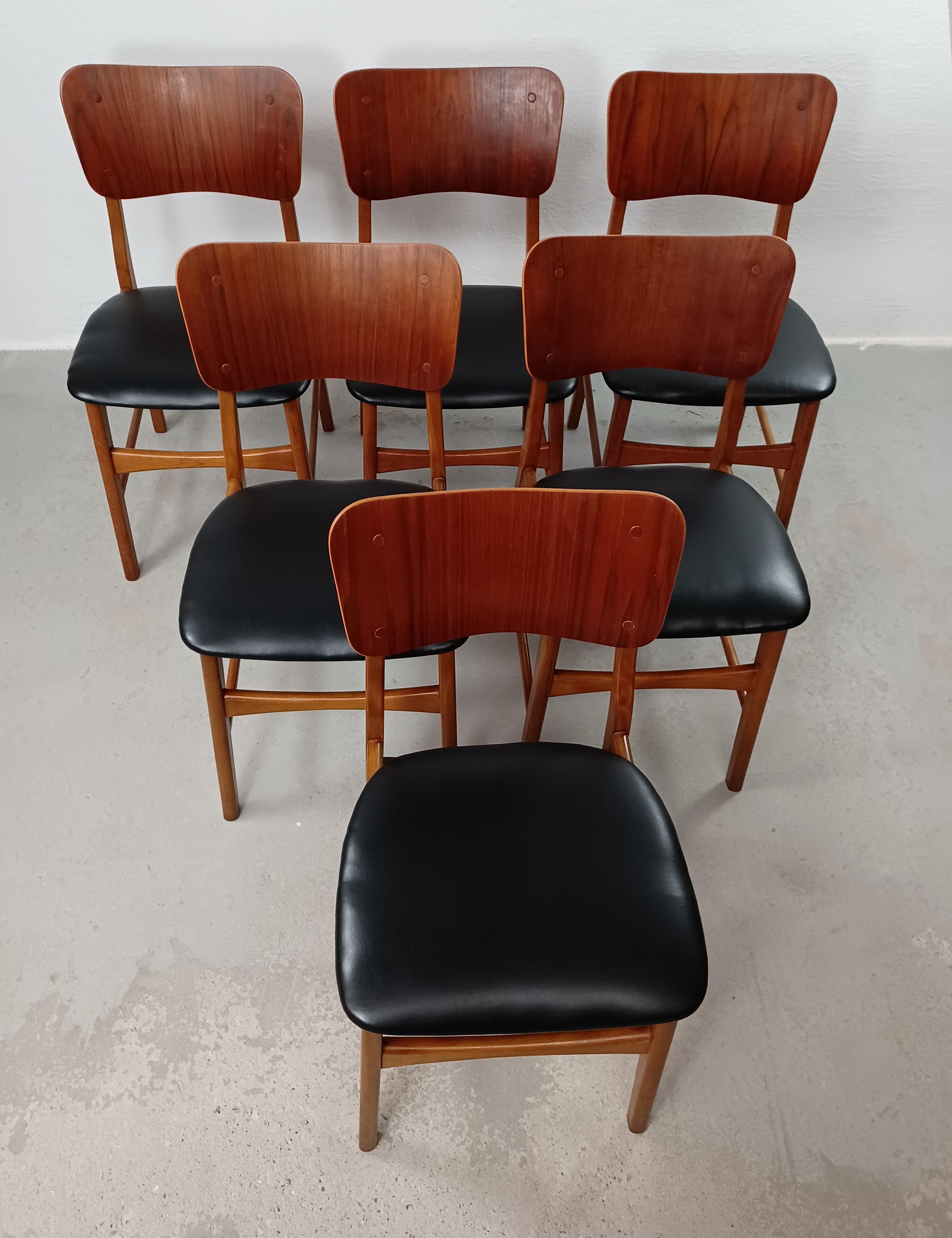 Ib Kofod-Larsen Dining Room Chairs - 15 For Sale at 1stDibs