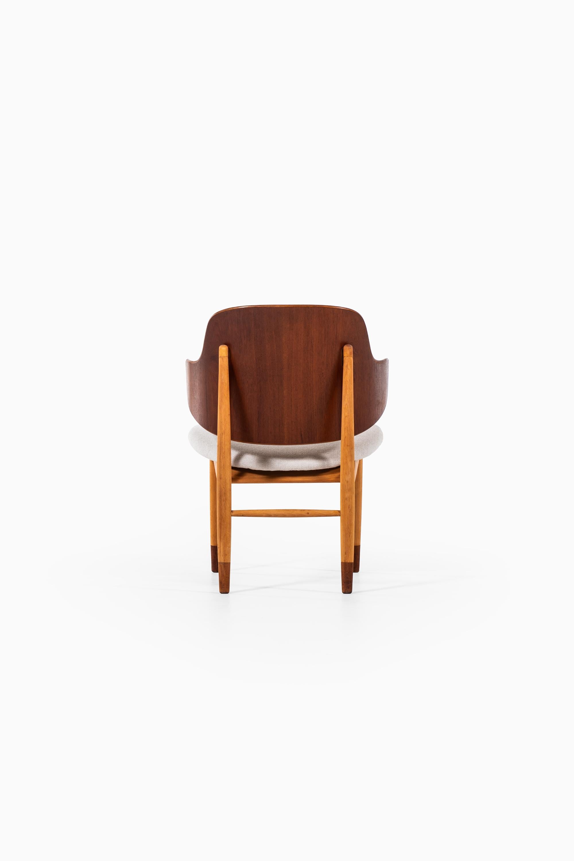 Ib Kofod-Larsen Shell Easy Chair Produced by Christensen & Larsen in Denmark 1
