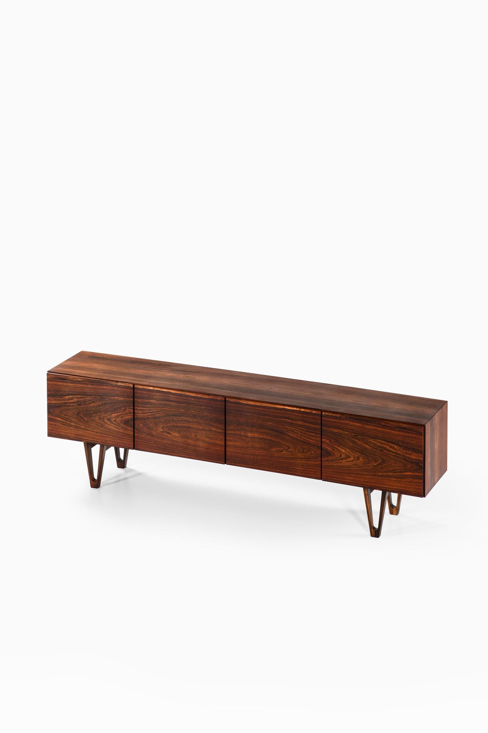 Rosewood Ib Kofod-Larsen Sideboard Model Trol Produced by Seffle Möbelfabrik in Sweden