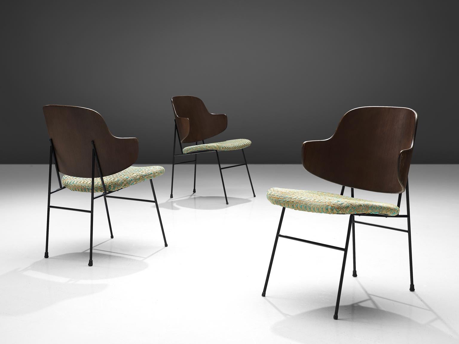 Mid-20th Century Ib Kofod-Larsen Six Penguin Dining Chairs