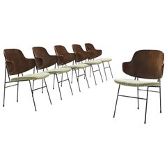 Ib Kofod-Larsen Six Penguin Dining Chairs