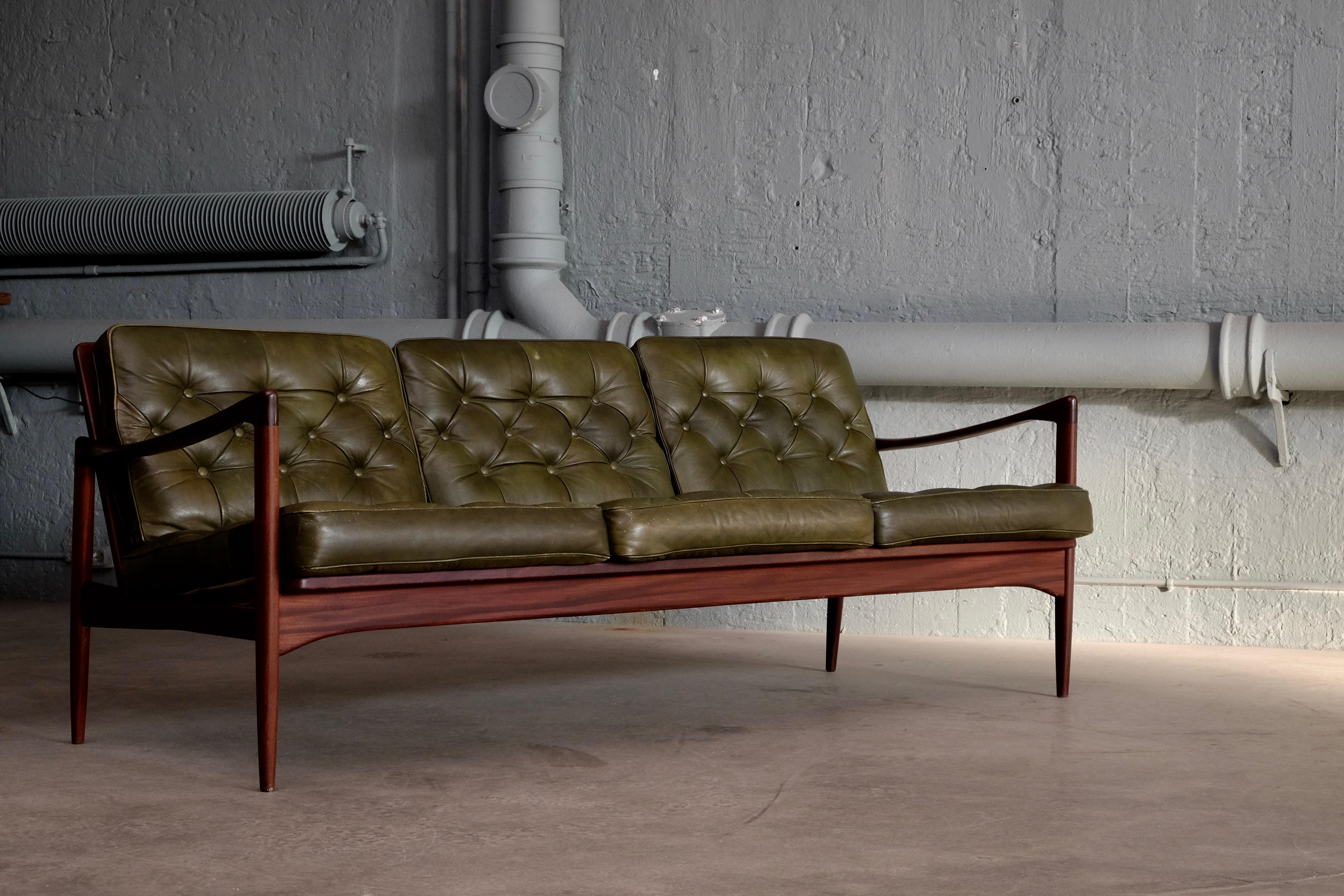 Ib Kofod-Larsen Sofa Model Kandidaten, 1950s 2