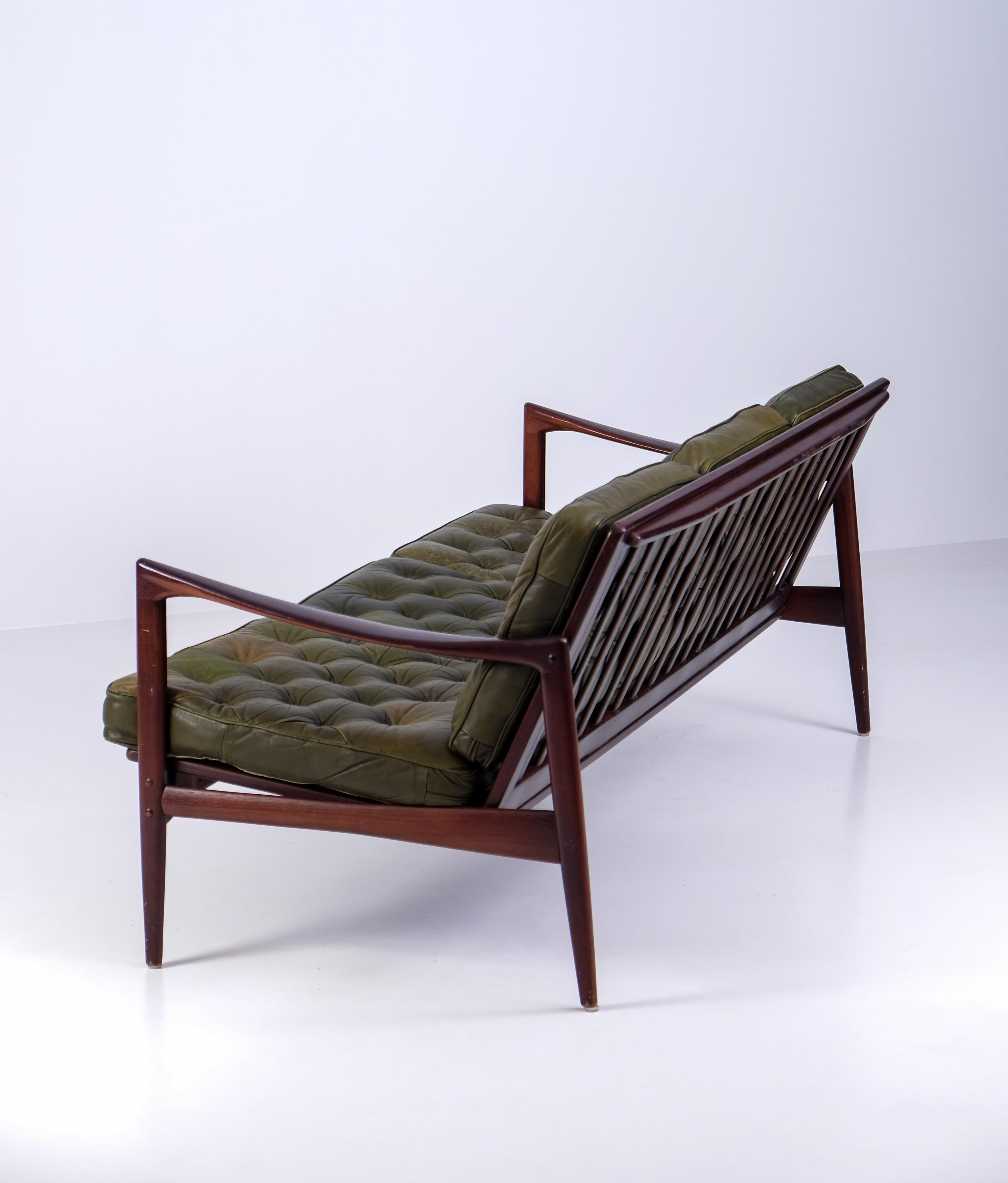 Ib Kofod-Larsen Sofa Model Kandidaten, 1960s For Sale 8