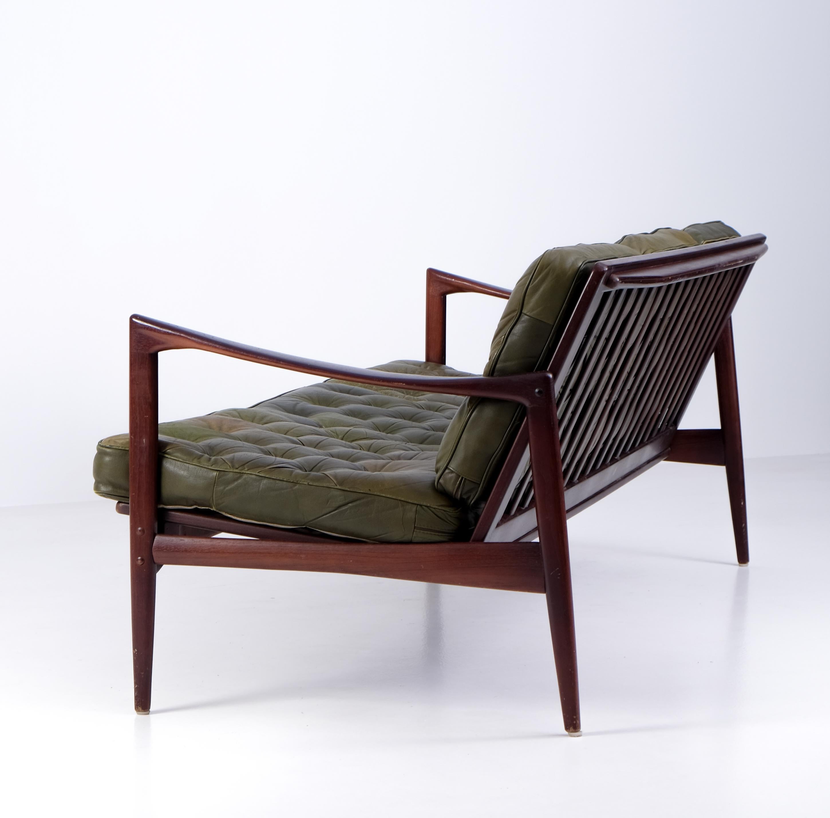 Ib Kofod-Larsen Sofa Model Kandidaten, 1960s For Sale 10