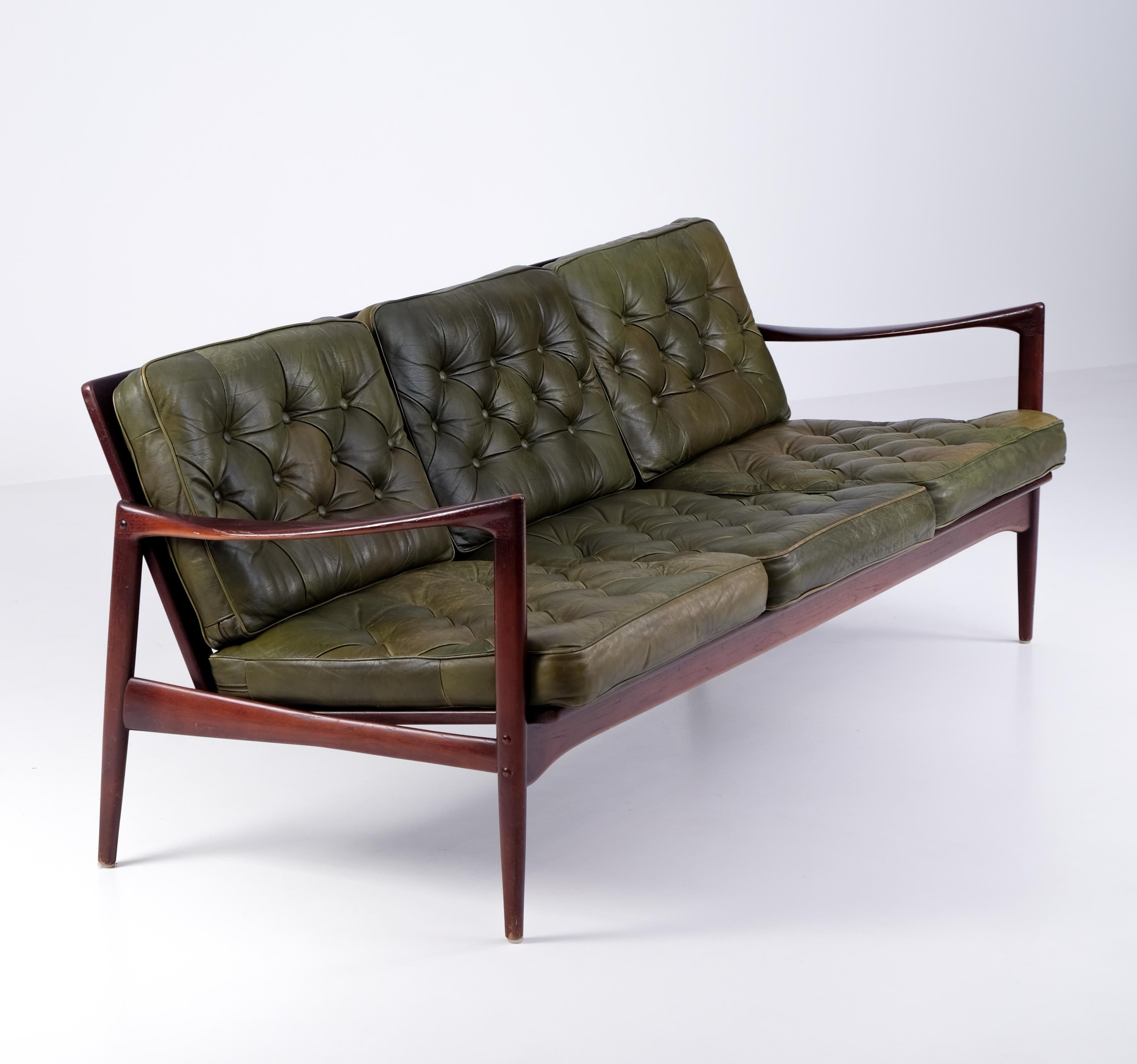 Ib Kofod-Larsen Sofa Model Kandidaten, 1960s For Sale 1