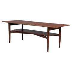 Ib Kofod-Larsen Sofa Table, oak and rosewood
