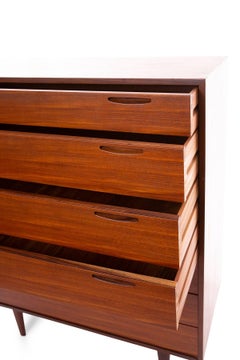 Ib Kofod Larsen Solid Teak Highboy
