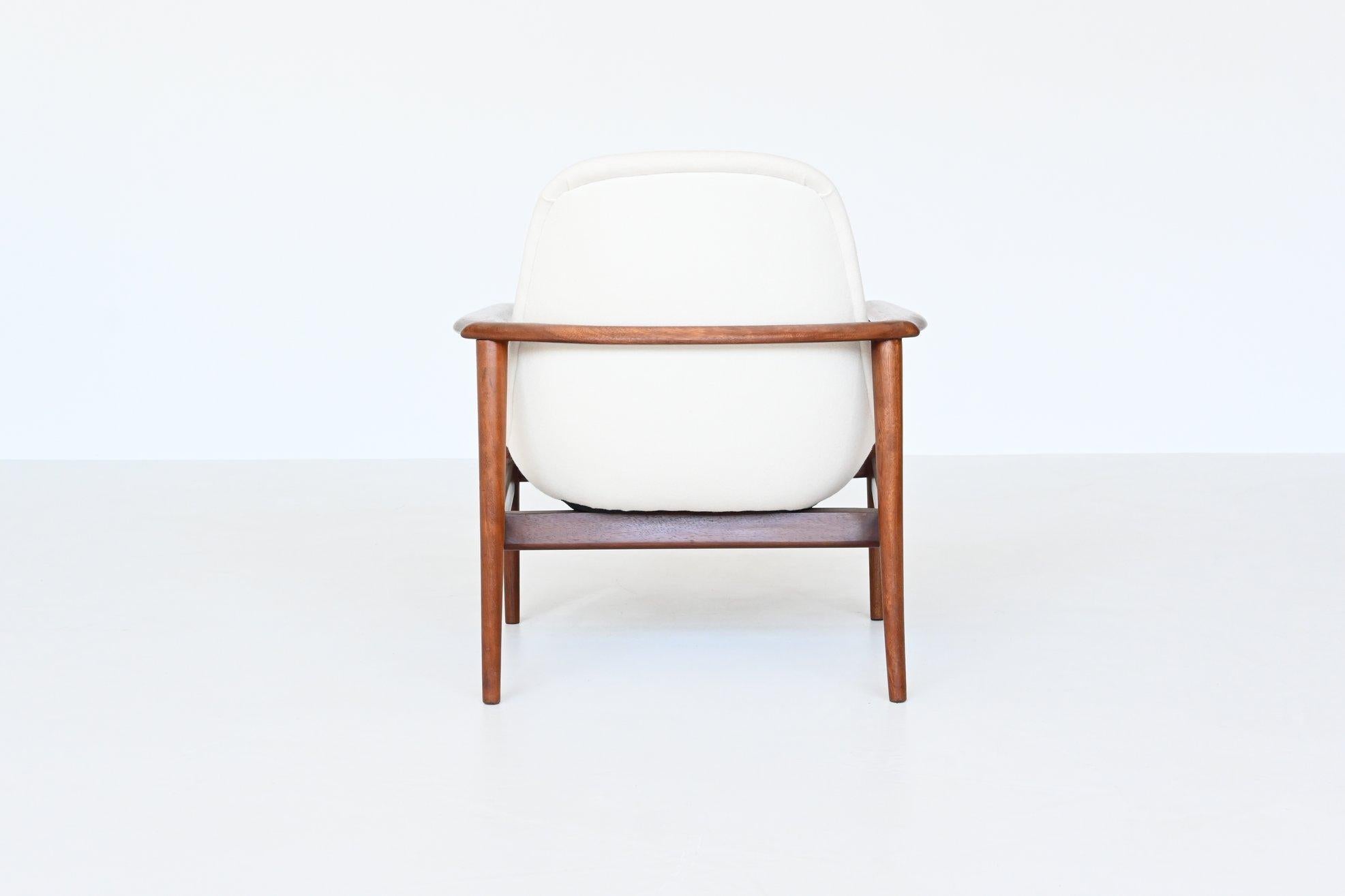IB Kofod Larsen Style Scandinavian Lounge Chair, Denmark, 1960 1