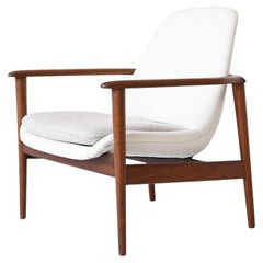 IB Kofod Larsen Style Scandinavian Lounge Chair, Denmark, 1960