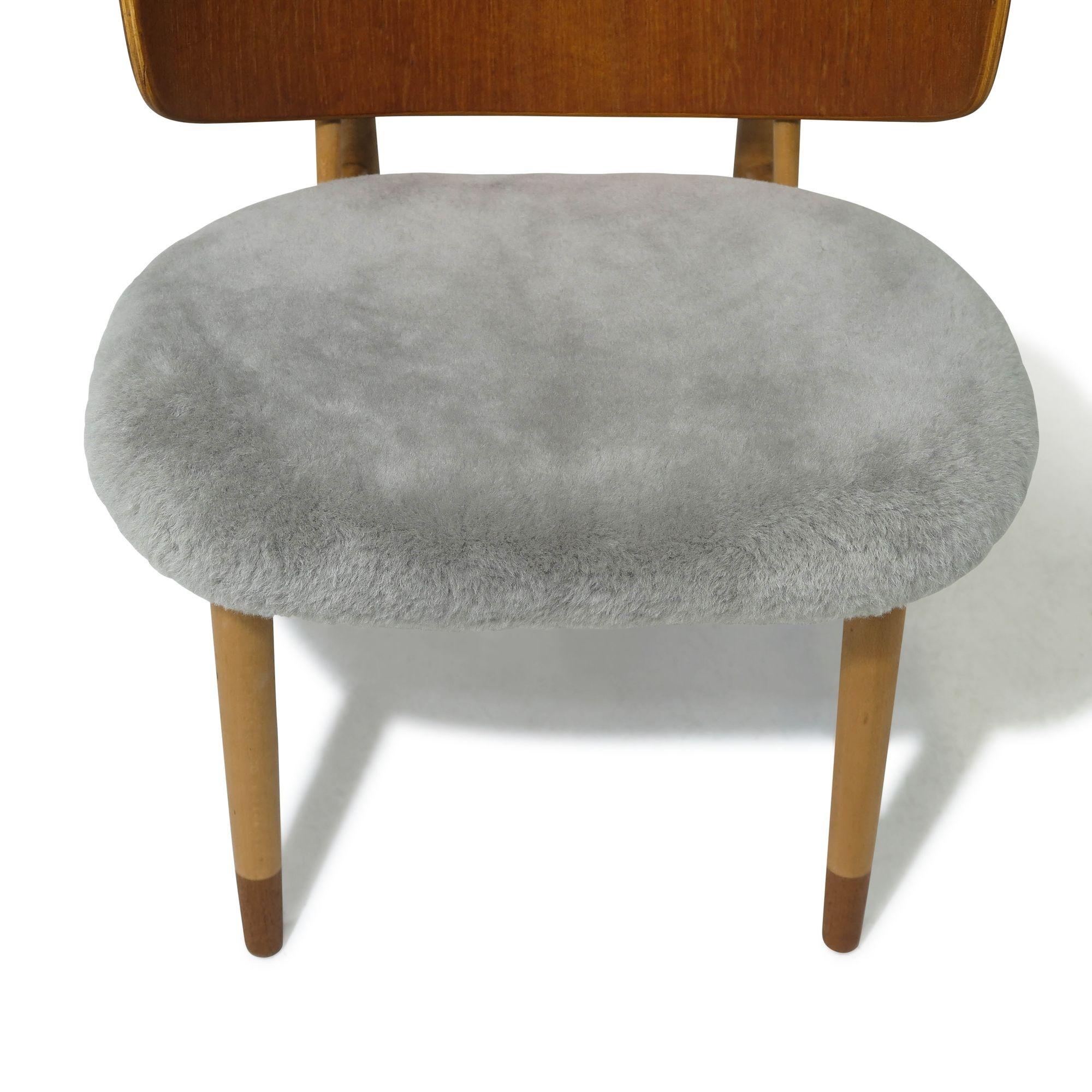 Ib Kofod Larsen Teak and Beech Lounge Chair For Sale 3
