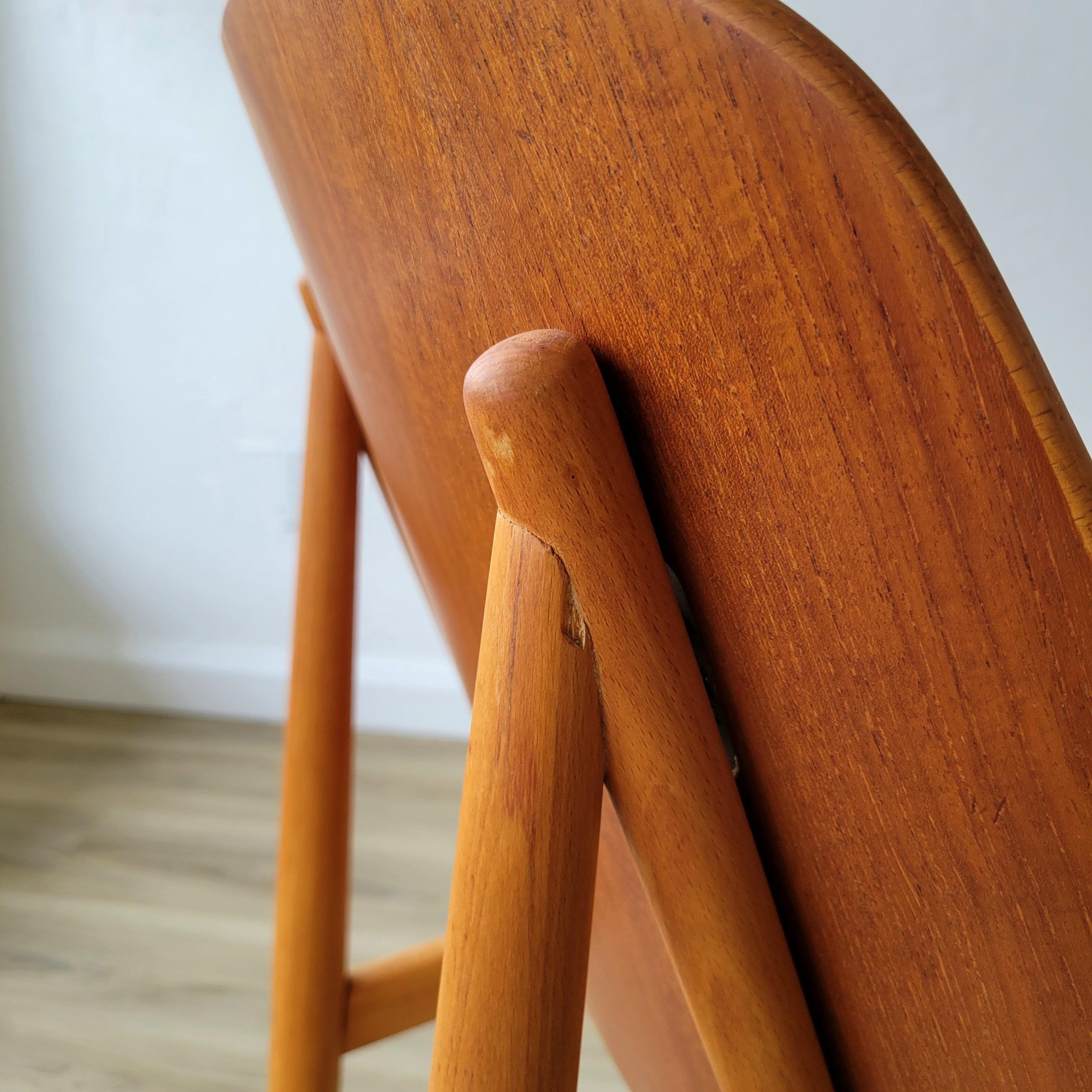 Ib Kofod Larsen Teak/Beech Penguin Lounge Chair 3