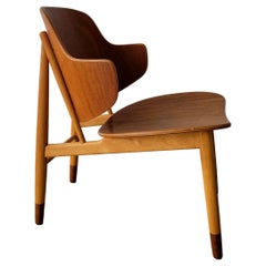 Ib Kofod Larsen Teak/Beech Penguin Lounge Chair