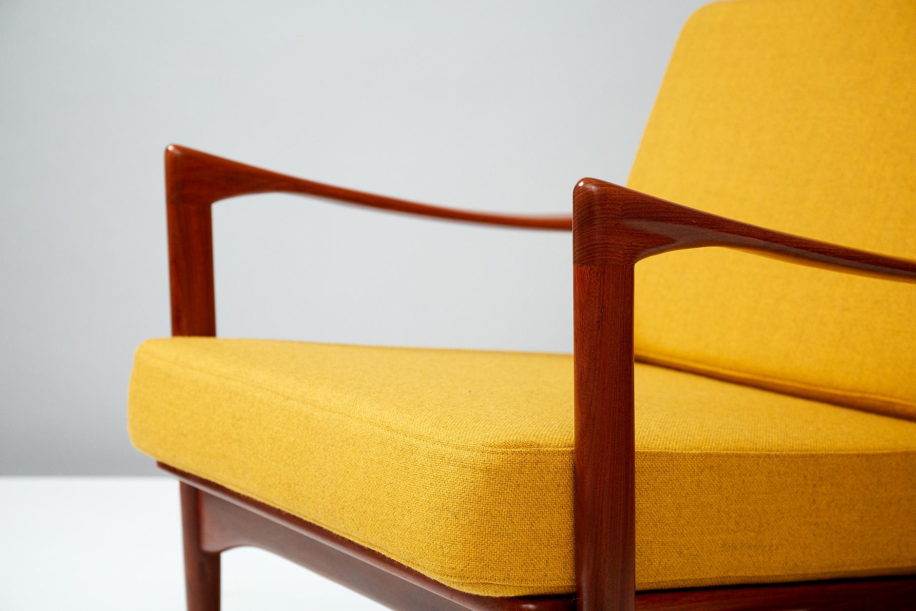 Scandinavian Modern Ib Kofod-Larsen Teak Candidate Chair, circa 1960 For Sale