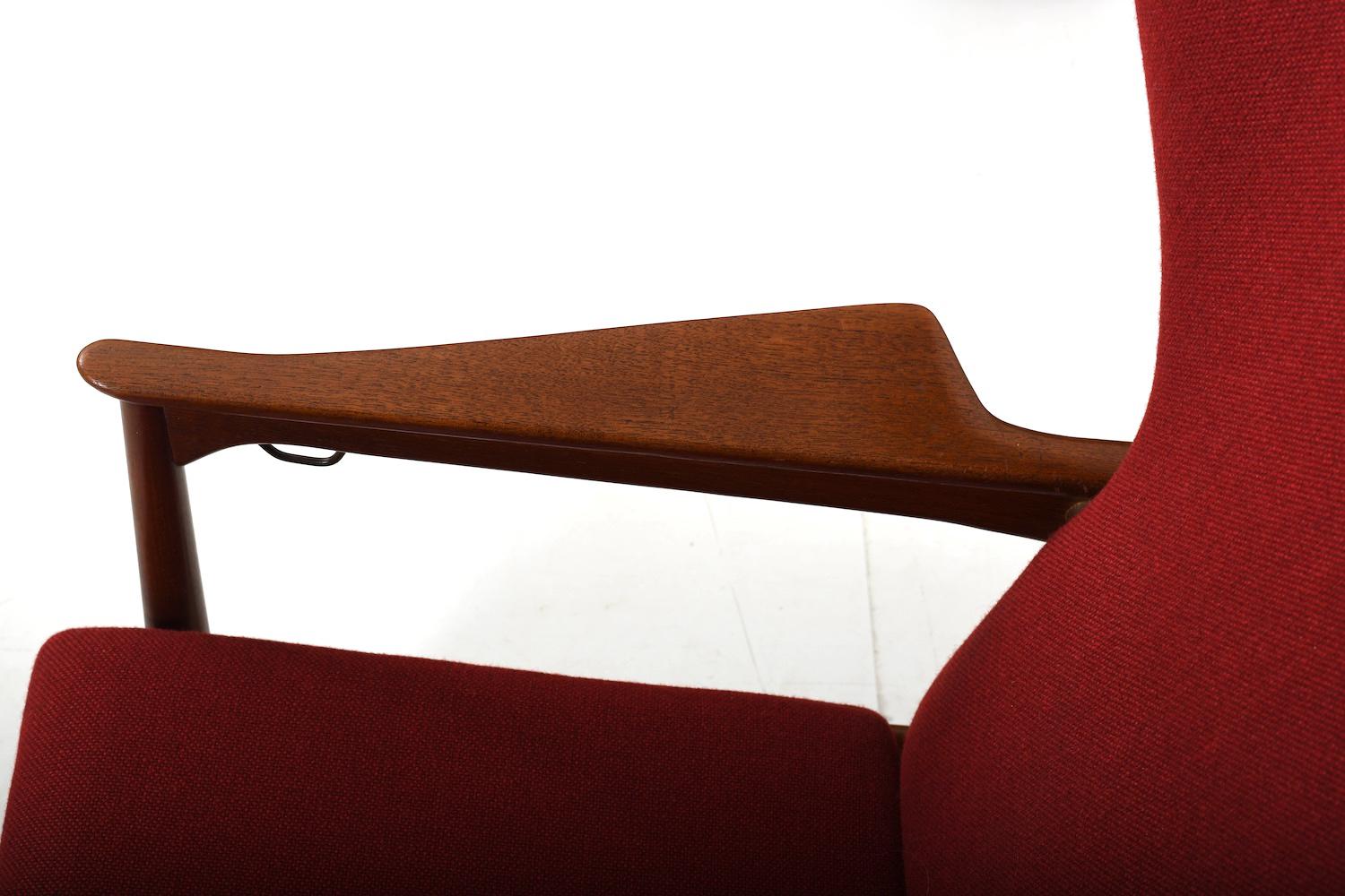 Ib Kofod-Larsen Teak Cloud Master Reclinner Chair 1950s For Sale 3
