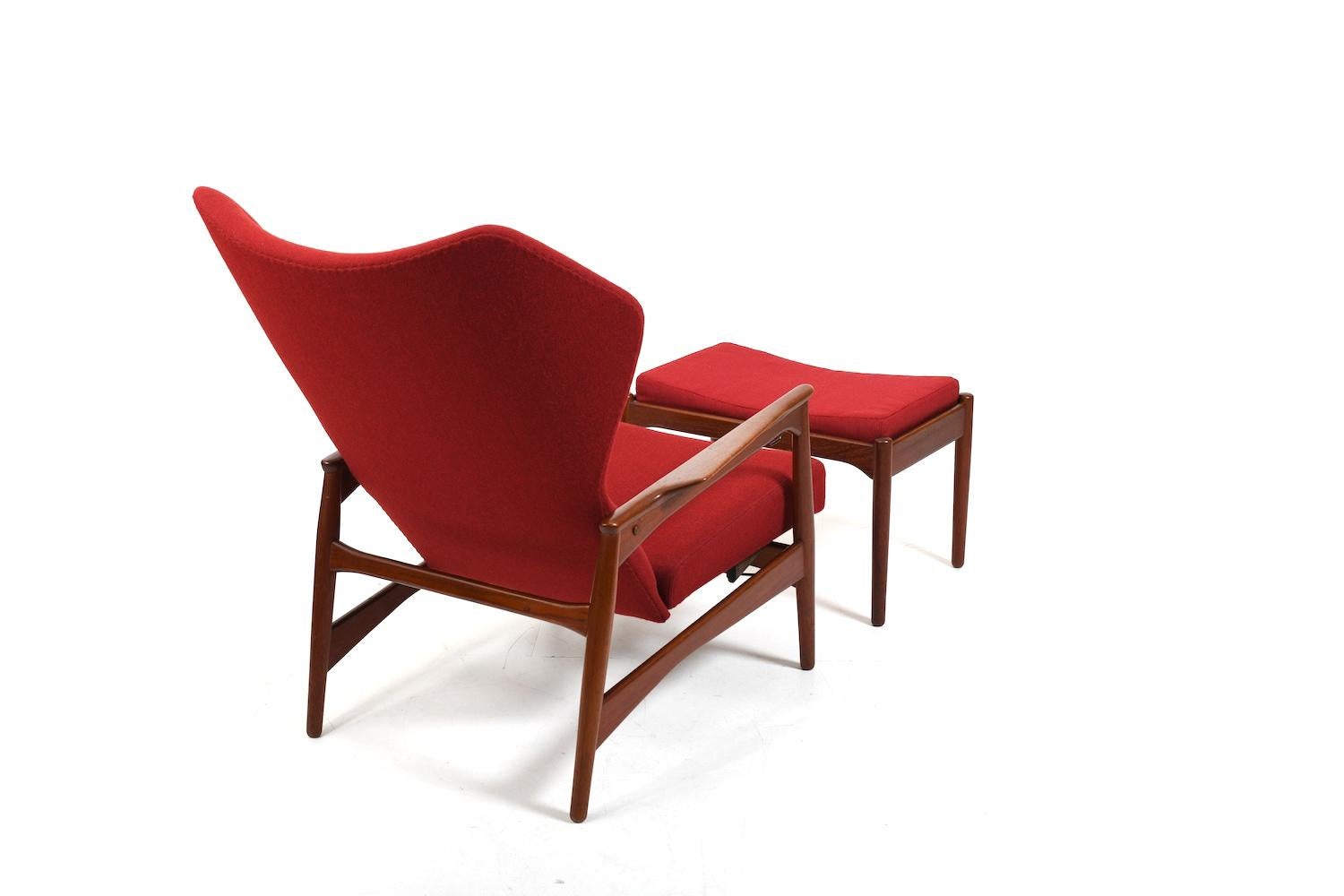 Ib Kofod-Larsen Teak Cloud Master Reclinner Chair 1950s For Sale 4