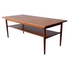 Ib Kofod-Larsen Teak Coffee Table, Christiansen and Larsen